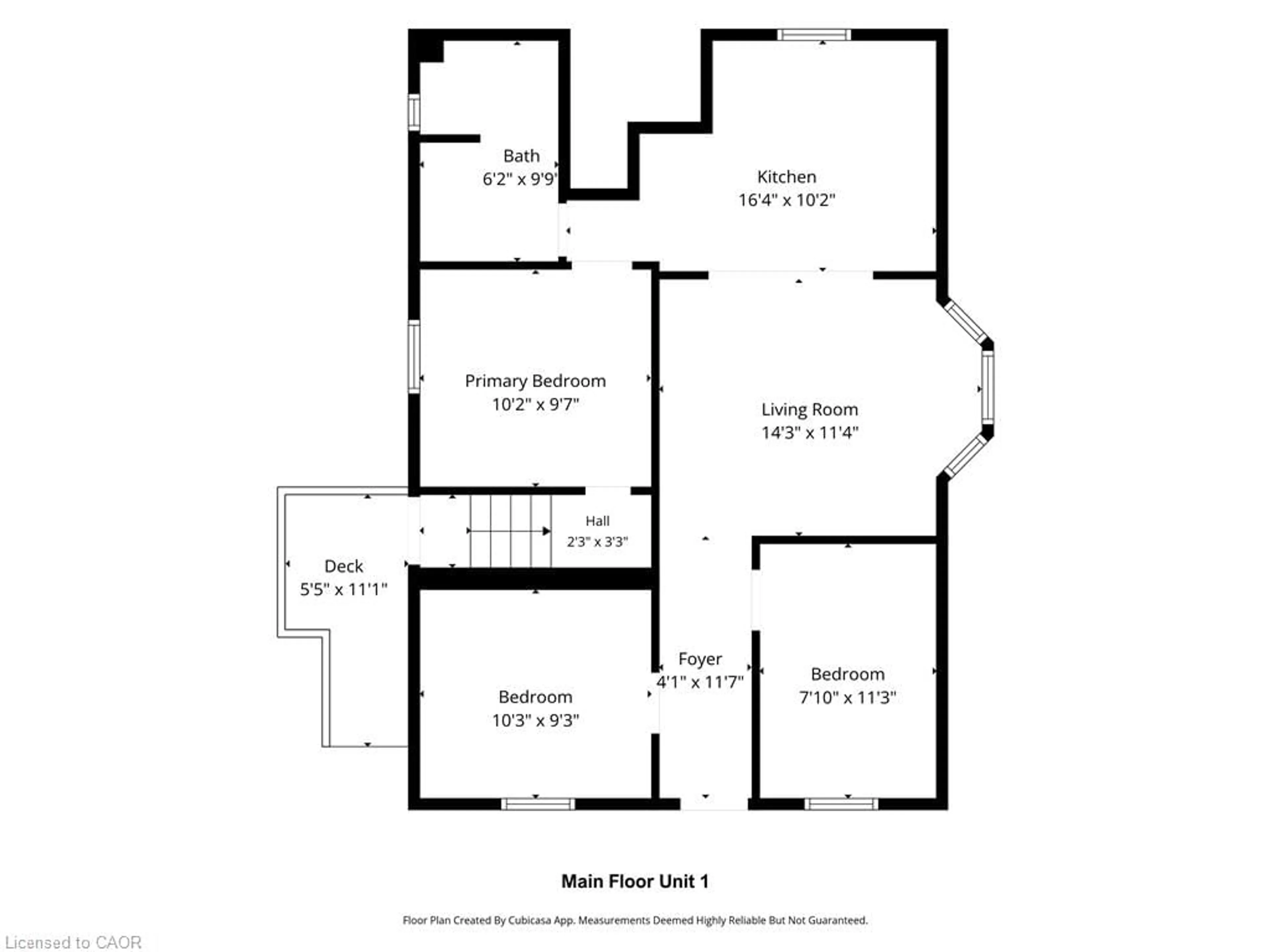 Floor plan for 177 Pelham Rd, St. Catharines Ontario L2S 1V8