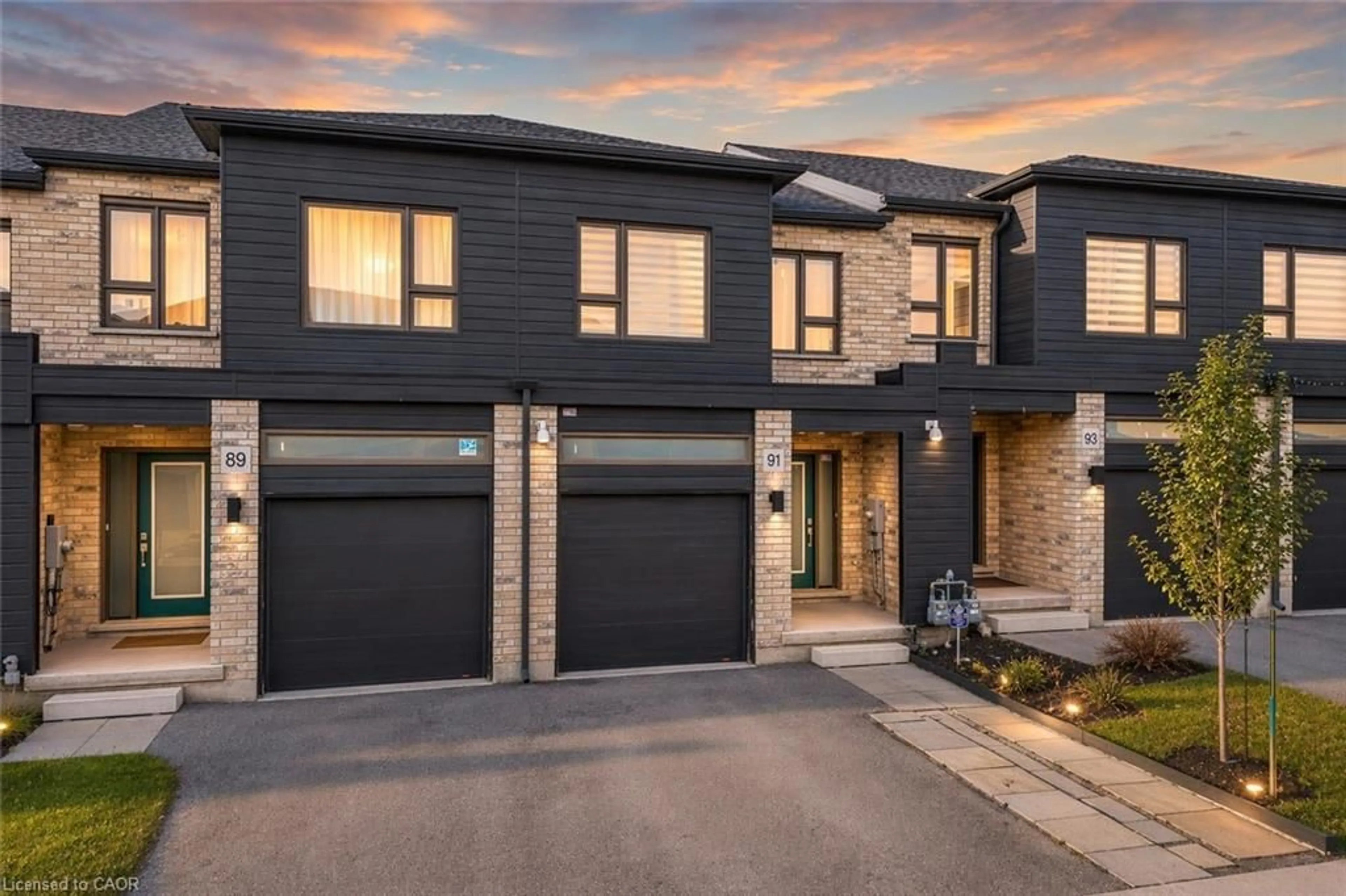 Home with brick exterior material, street for 91 Pony Way, Kitchener Ontario N2R 0R8