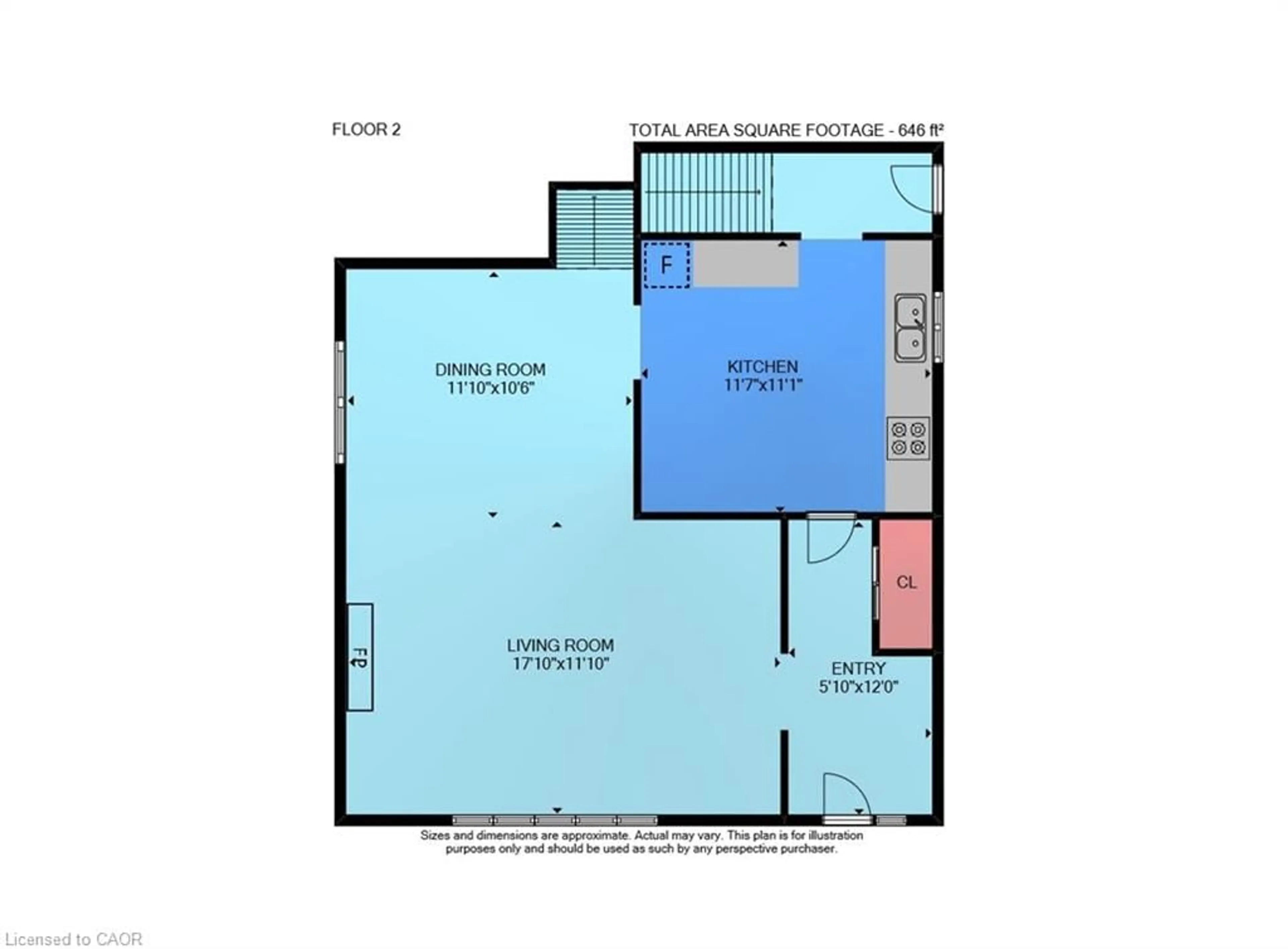 Floor plan for 1434 Dewbourne Cres, Burlington Ontario L7M 1E7