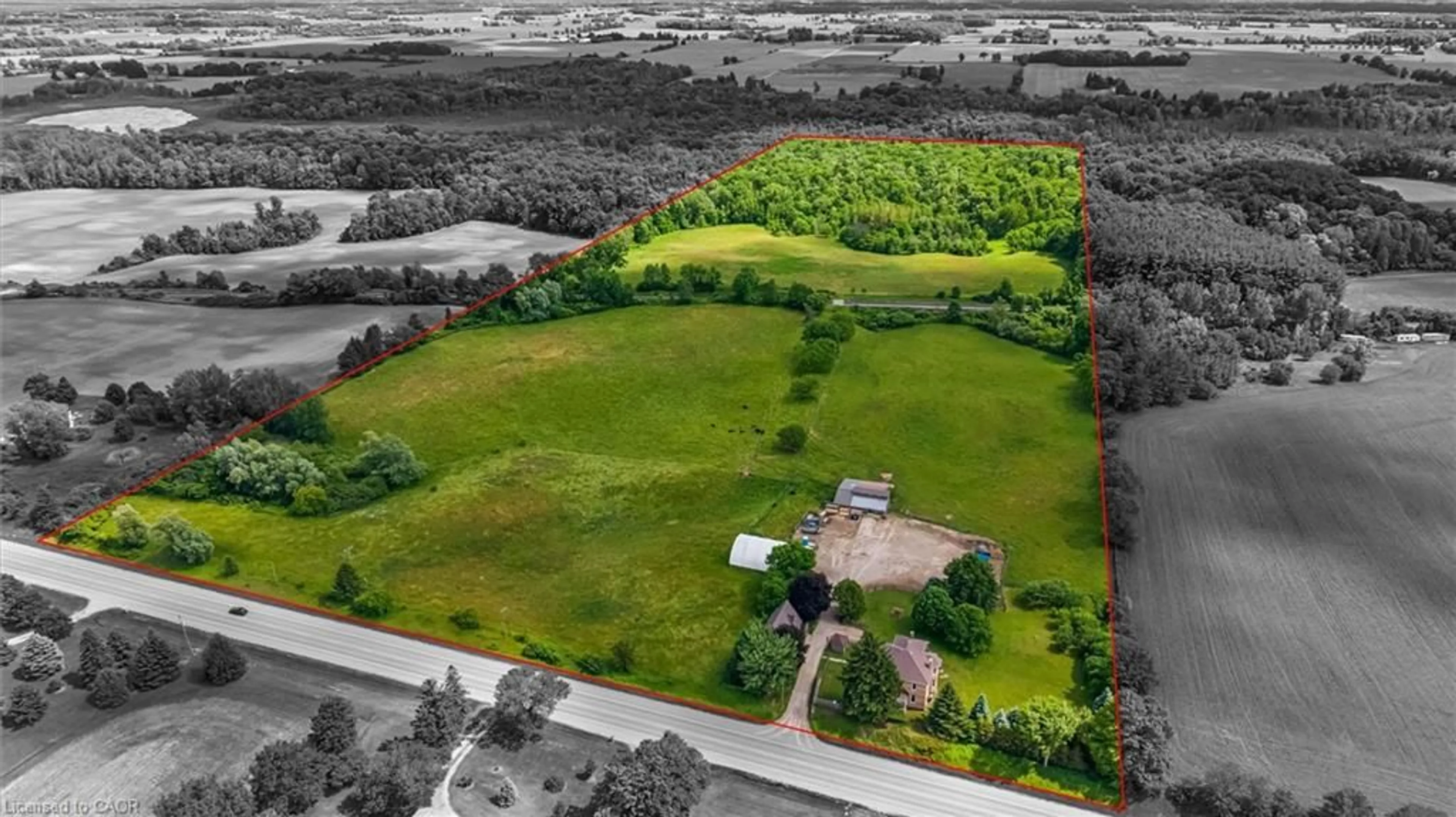 A pic from outside/outdoor area/front of a property/back of a property/a pic from drone, unknown for 806848 Oxford Rd 29, Drumbo Ontario N0J 1G0