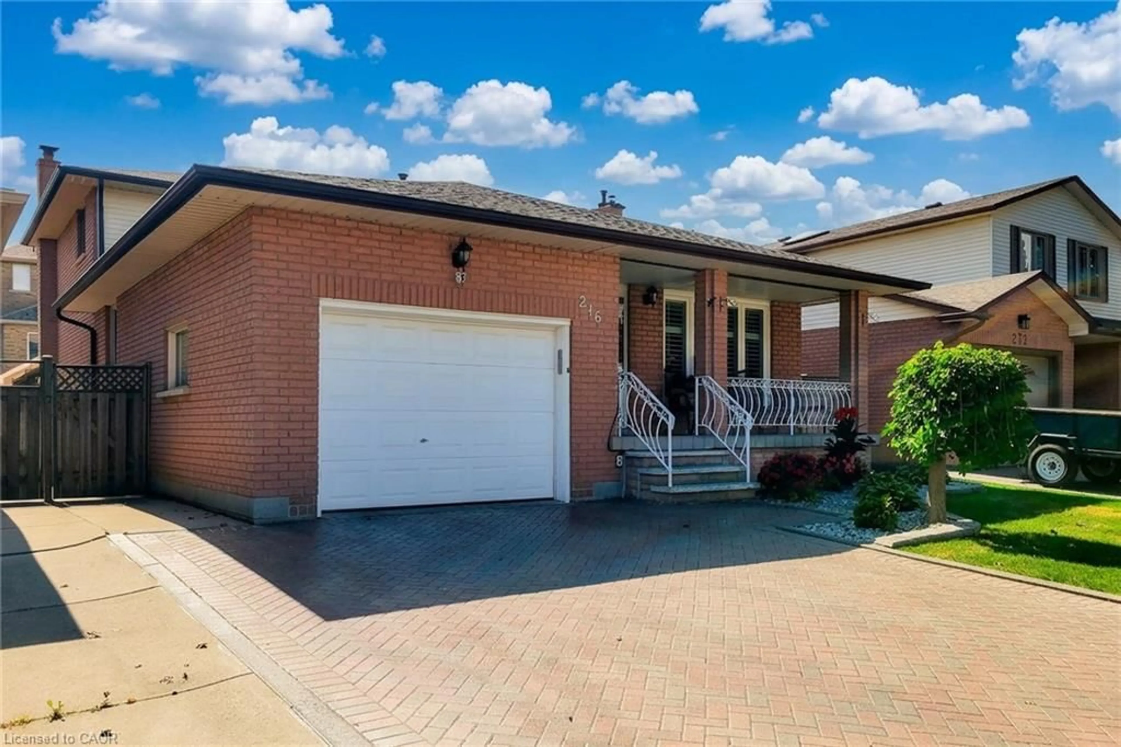 Home with brick exterior material, street for 276 Greencedar Dr, Hamilton Ontario L9C 6S9