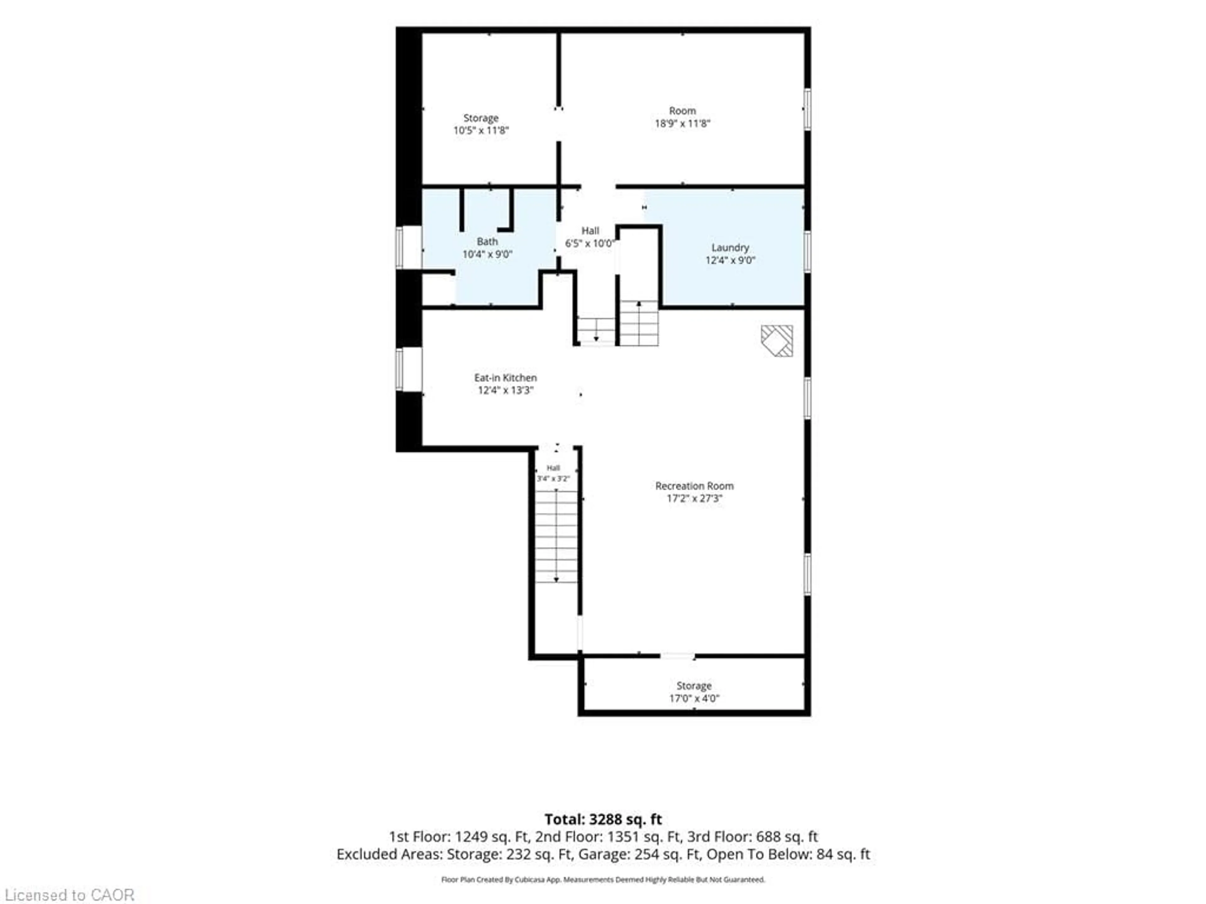 Floor plan for 276 Greencedar Dr, Hamilton Ontario L9C 6S9