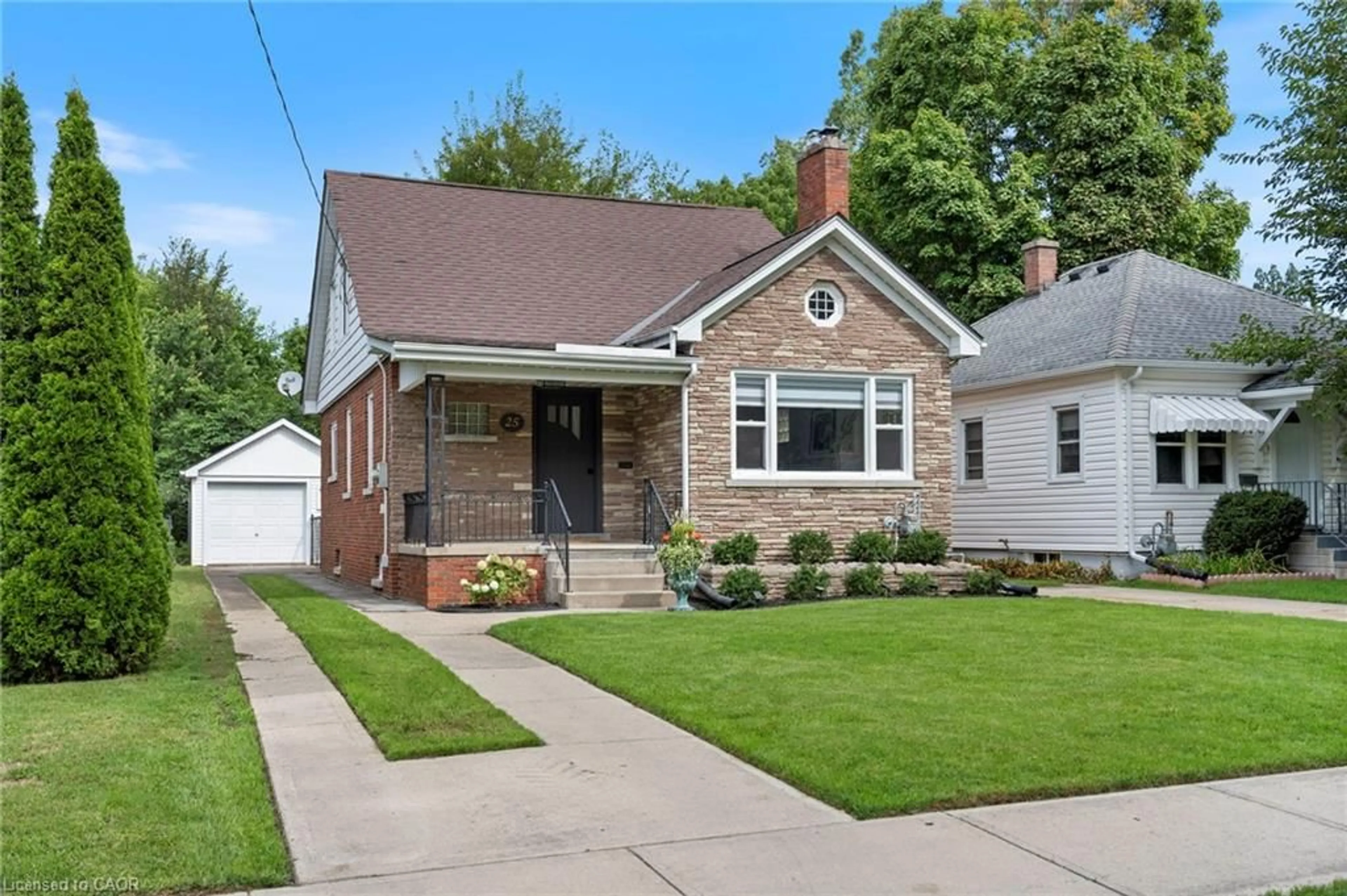 Home with brick exterior material, street for 25 Mccall St, Simcoe Ontario N3Y 2C5