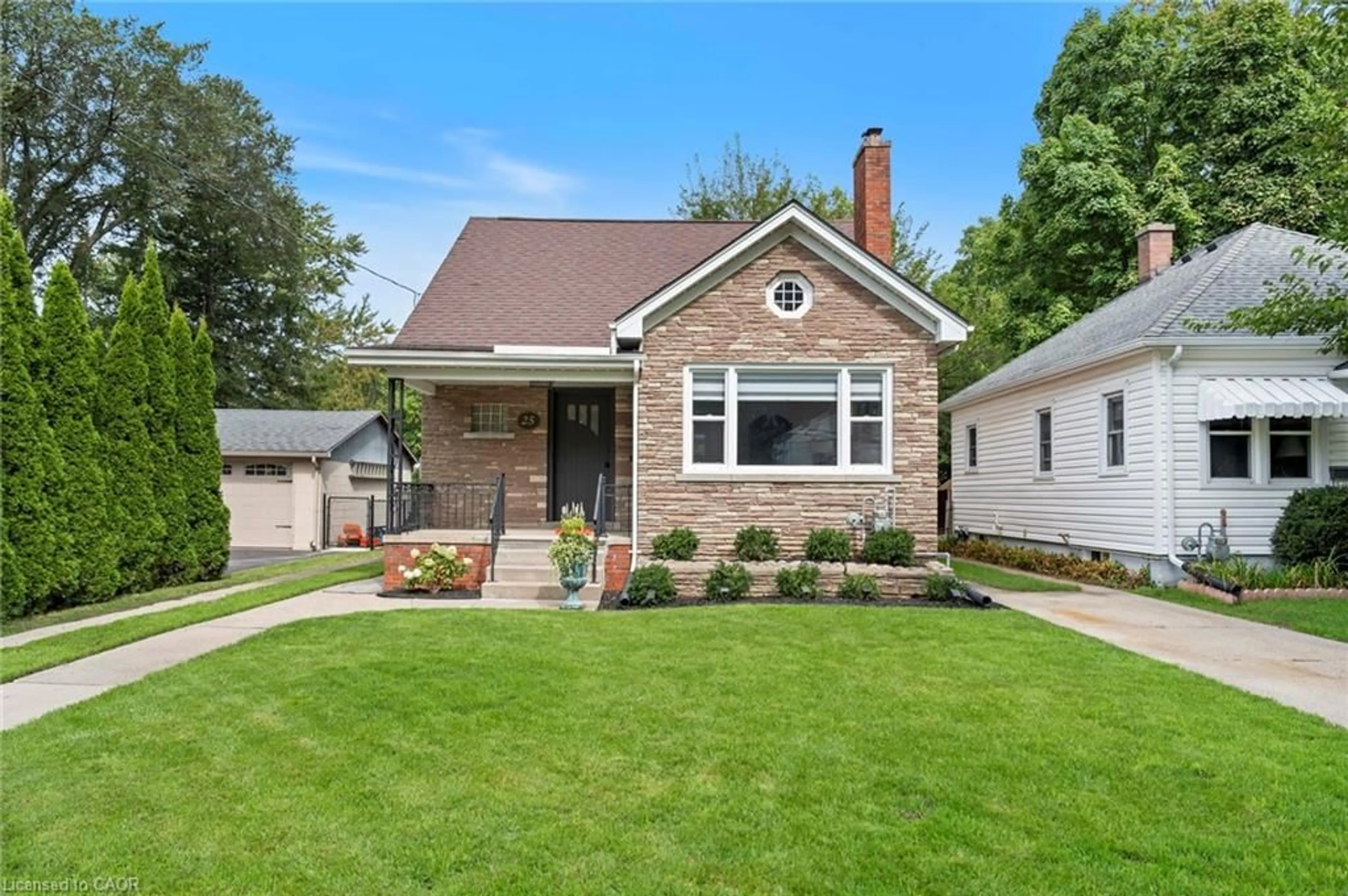 Home with brick exterior material, street for 25 Mccall St, Simcoe Ontario N3Y 2C5