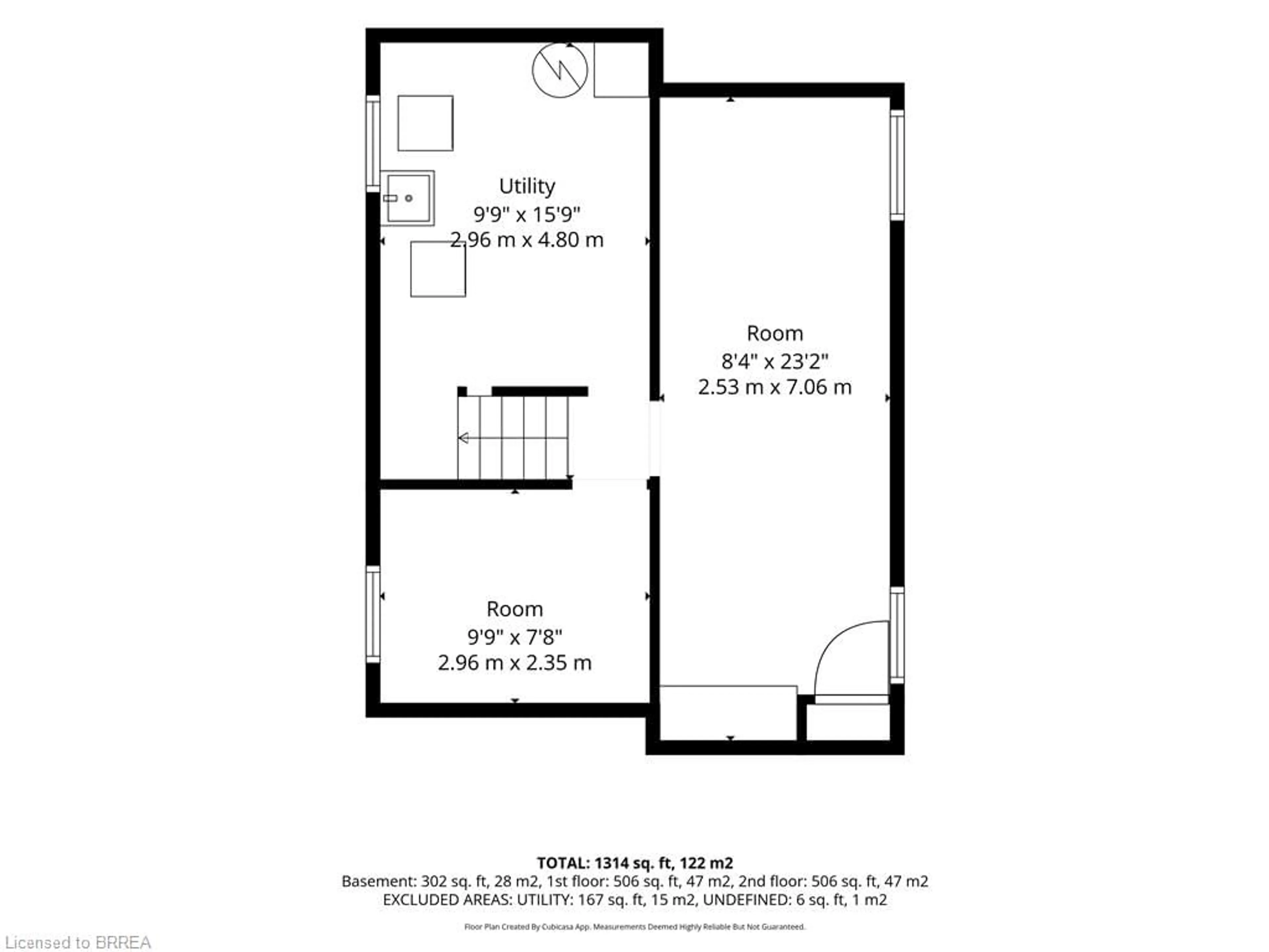 Floor plan for 805 Tate Ave, Hamilton Ontario L8H 6M1