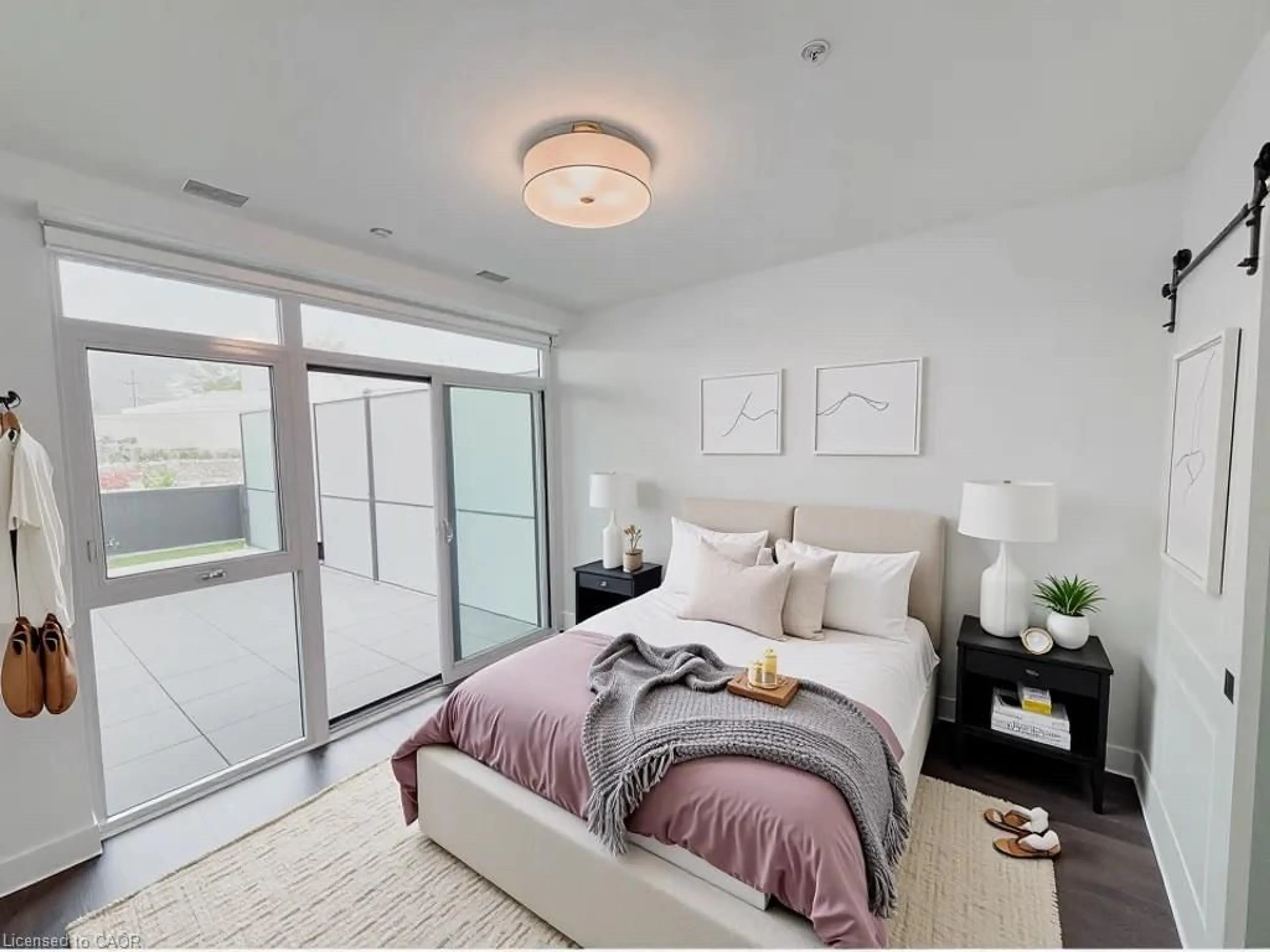 Bedroom with bed, unknown for 50 Grand Ave #605, Cambridge Ontario N1S 0C2