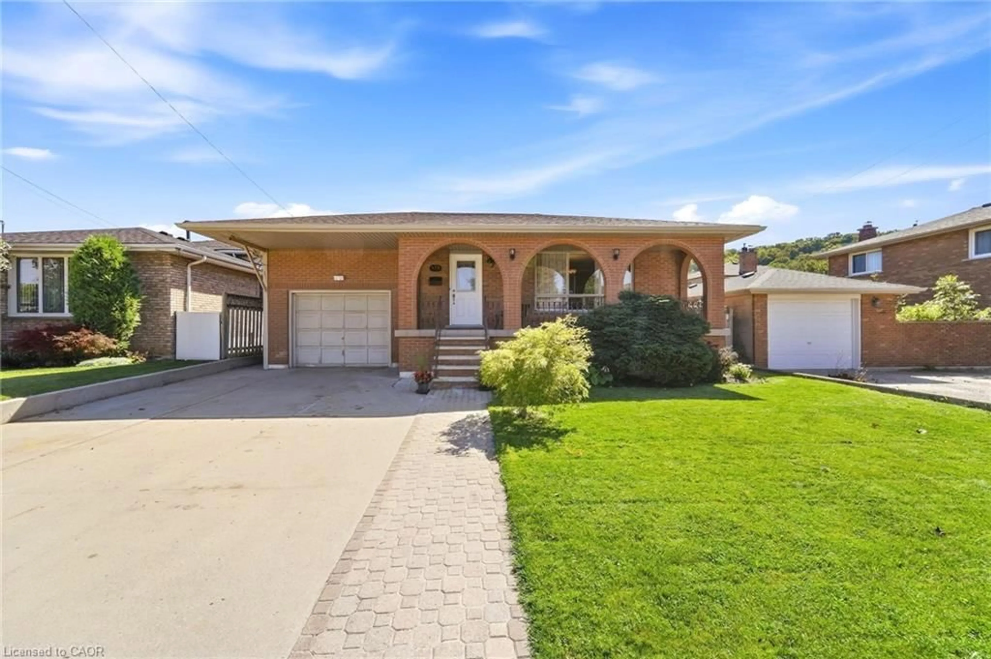 Home with brick exterior material, street for 139 Glen Valley Dr, Hamilton Ontario L8K 6A1