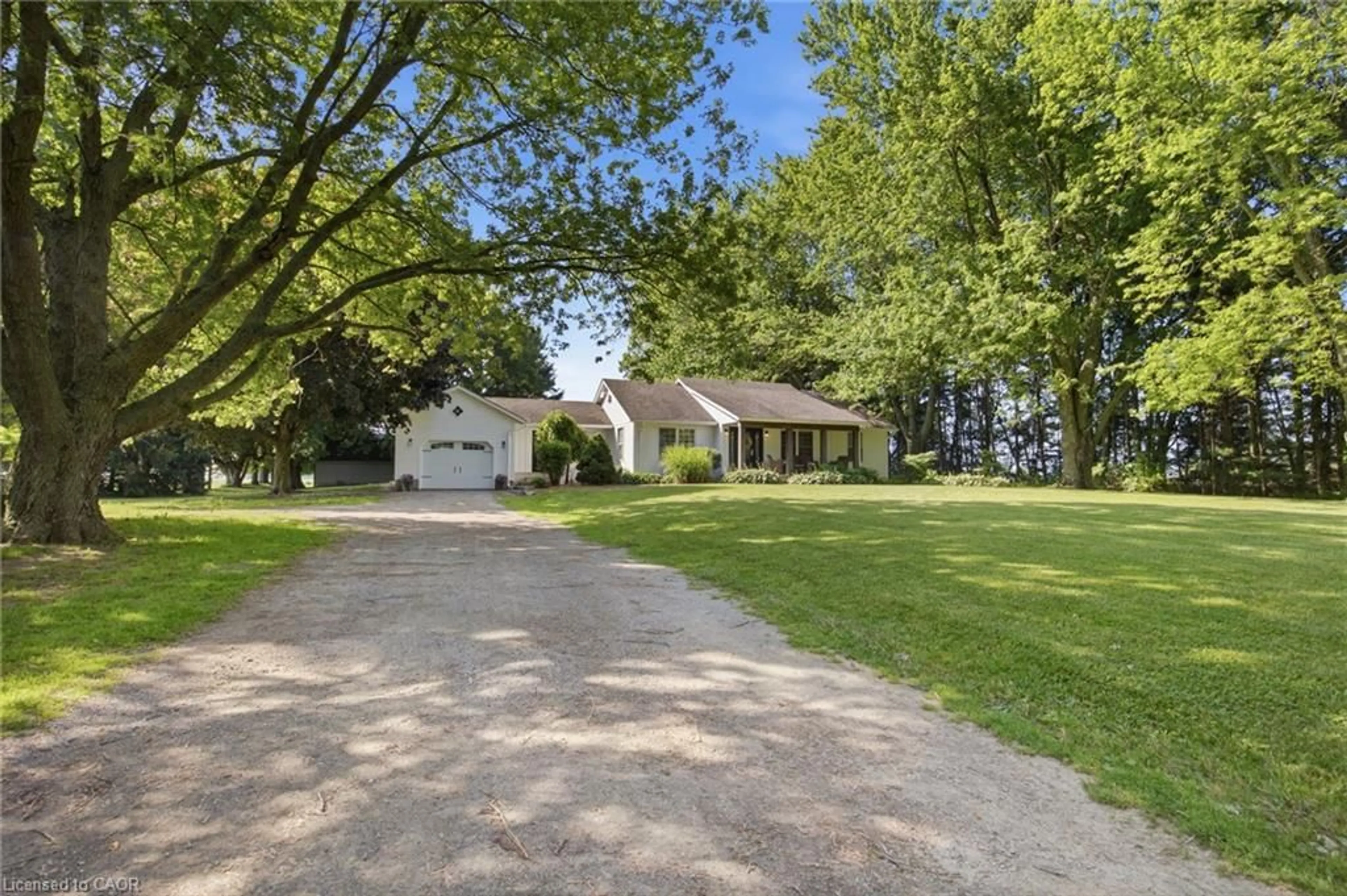 A pic from outside/outdoor area/front of a property/back of a property/a pic from drone, water/lake/river/ocean view for 156 Concession 1 Rd, Port Rowan Ontario N0E 1M0