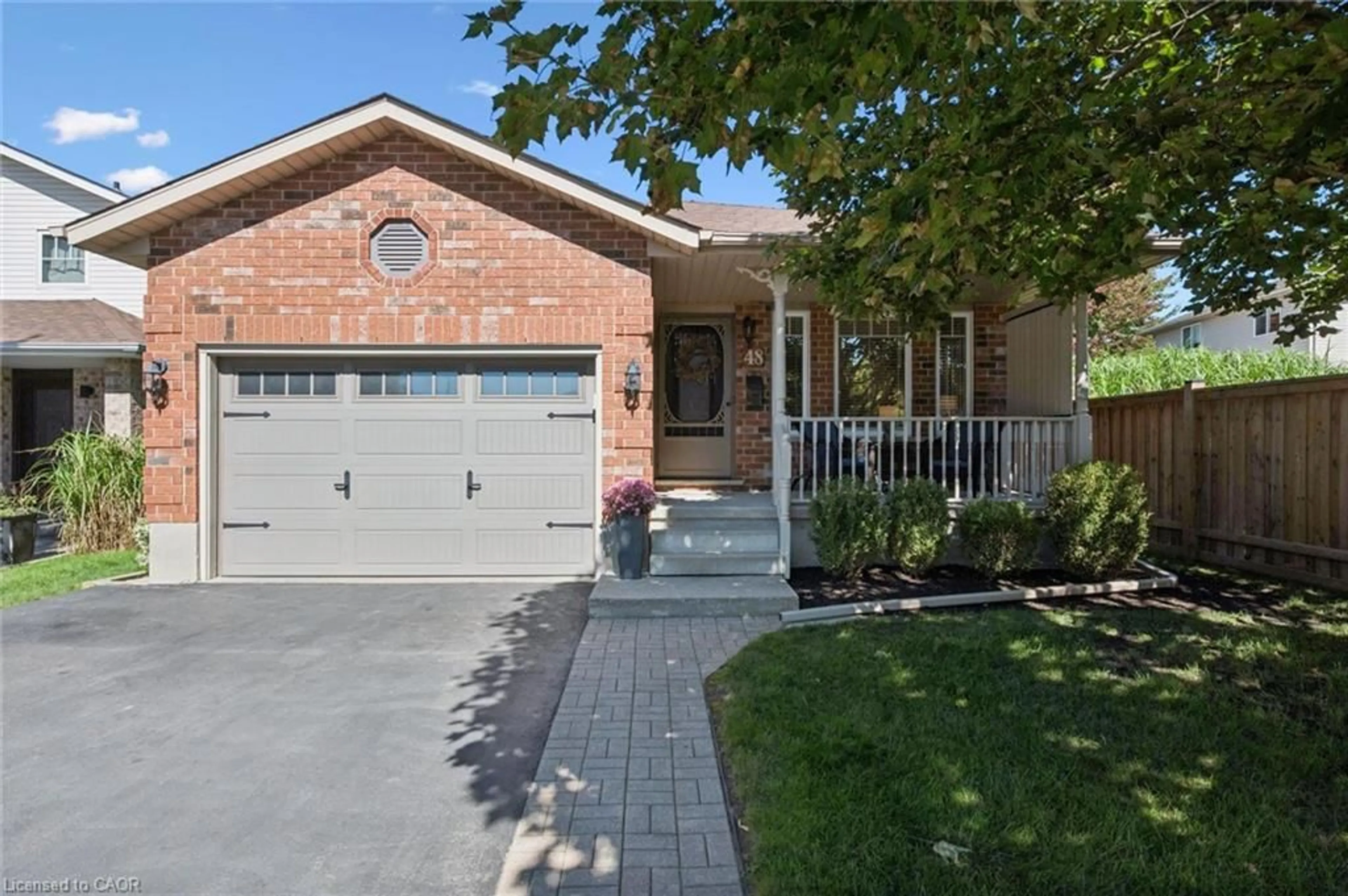 Home with brick exterior material, street for 48 Abbeywood Cres, Guelph Ontario N1K 1V2