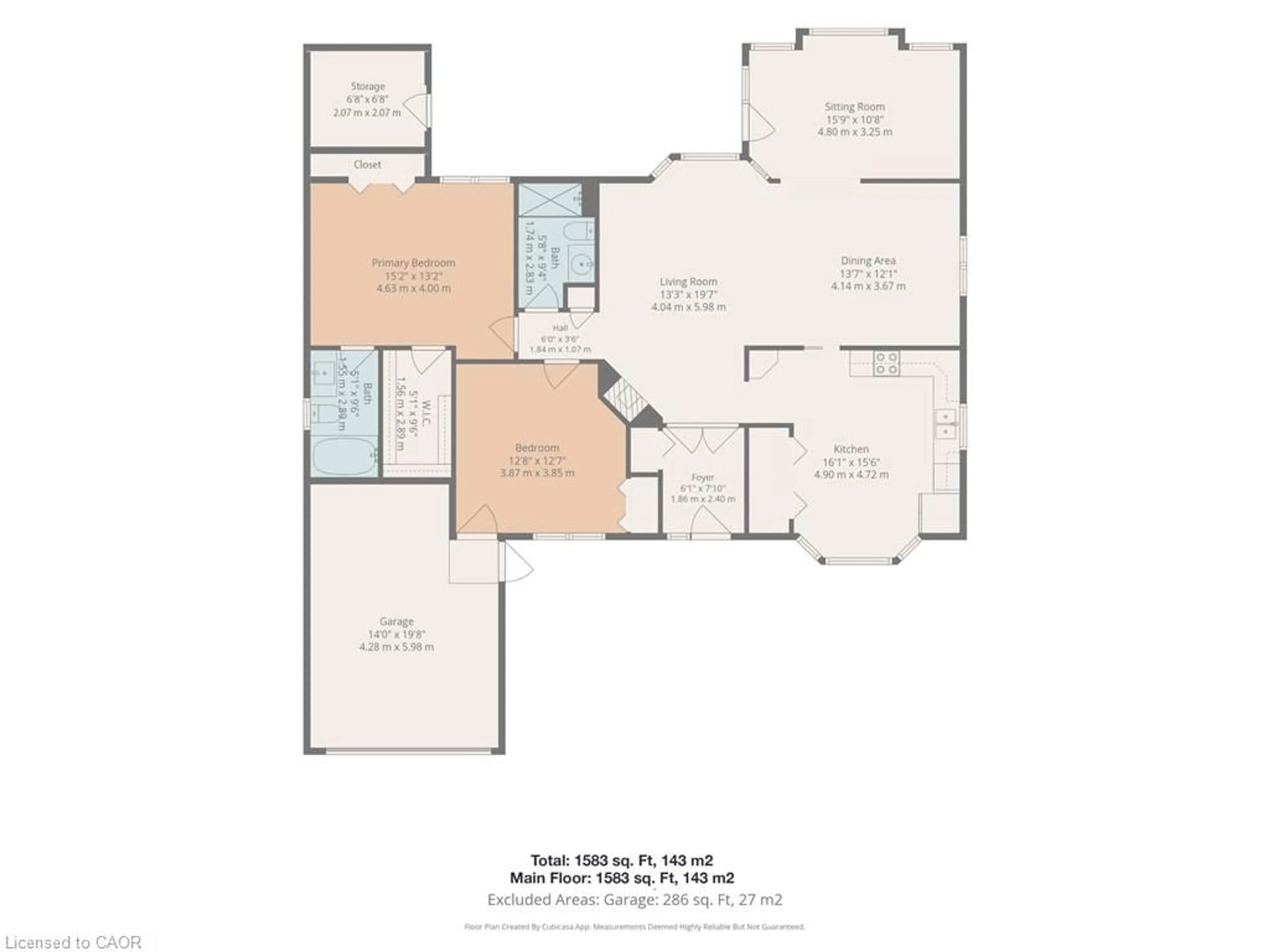 Floor plan for 5 Eastview Pl, New Hamburg Ontario N3A 2G4