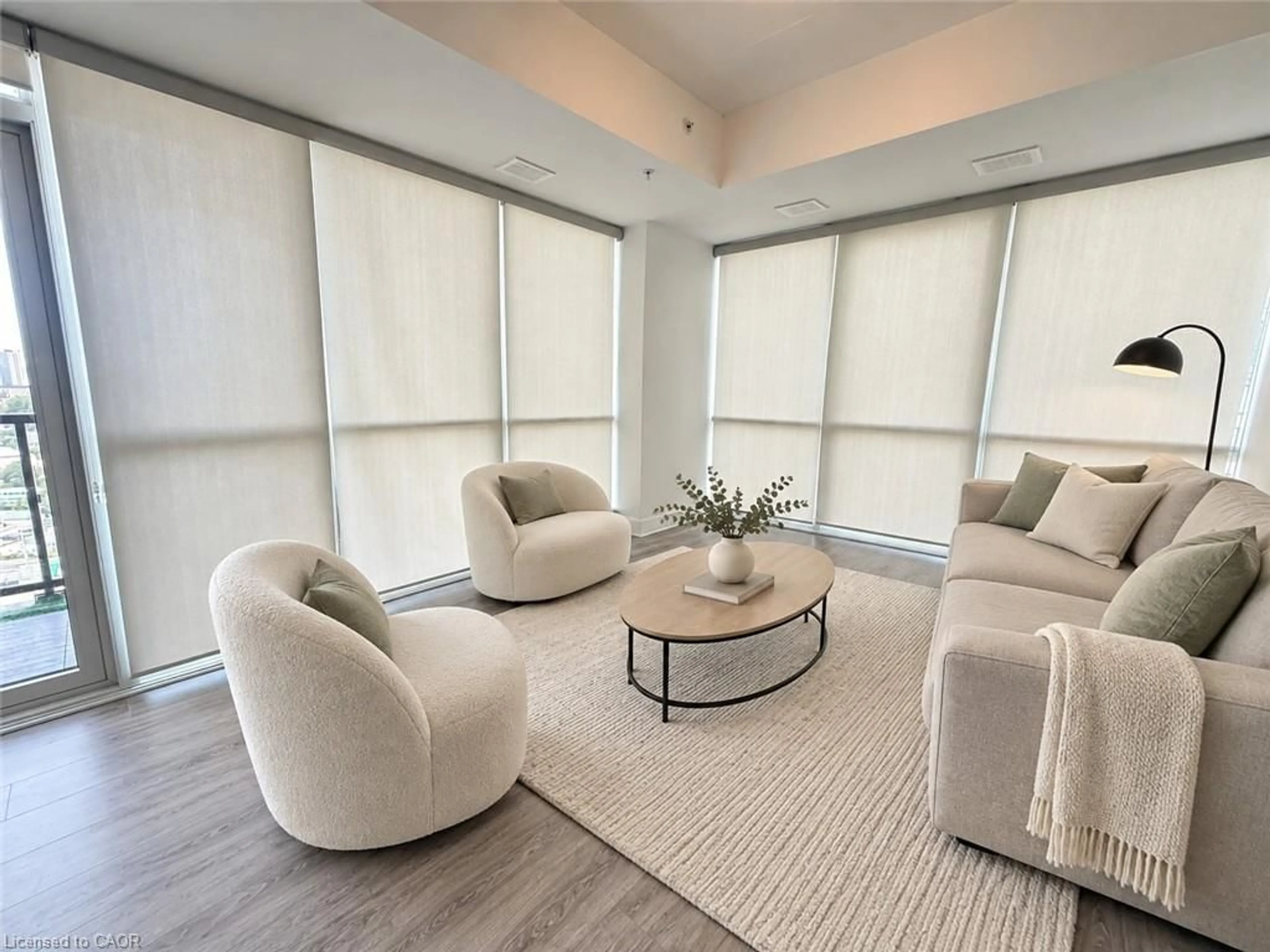 Living room with furniture, unknown for 108 Garment St #2011, Kitchener Ontario N2G 0E2