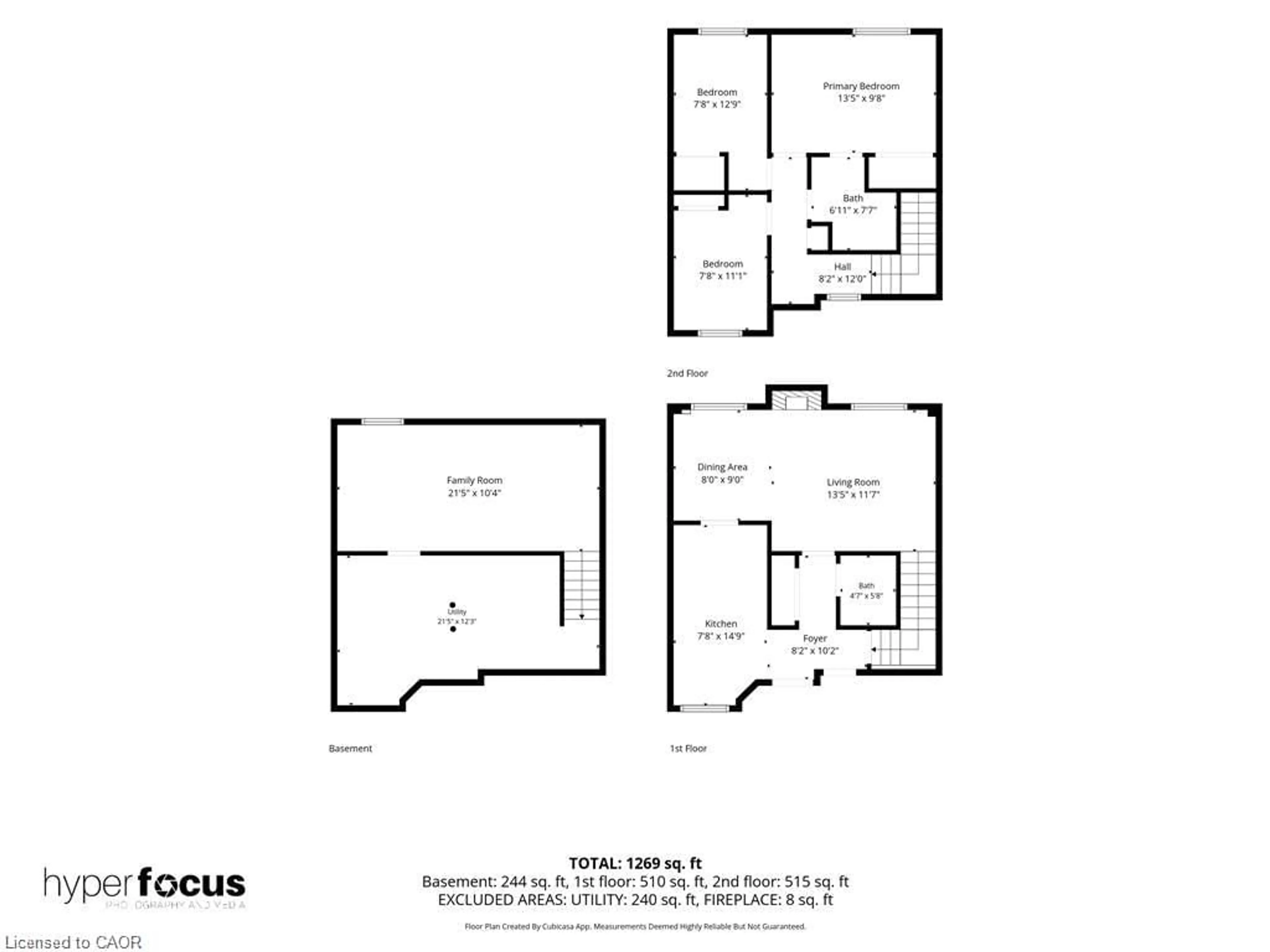 Floor plan for 45 Freeman Cres, Simcoe Ontario N3Y 5K1
