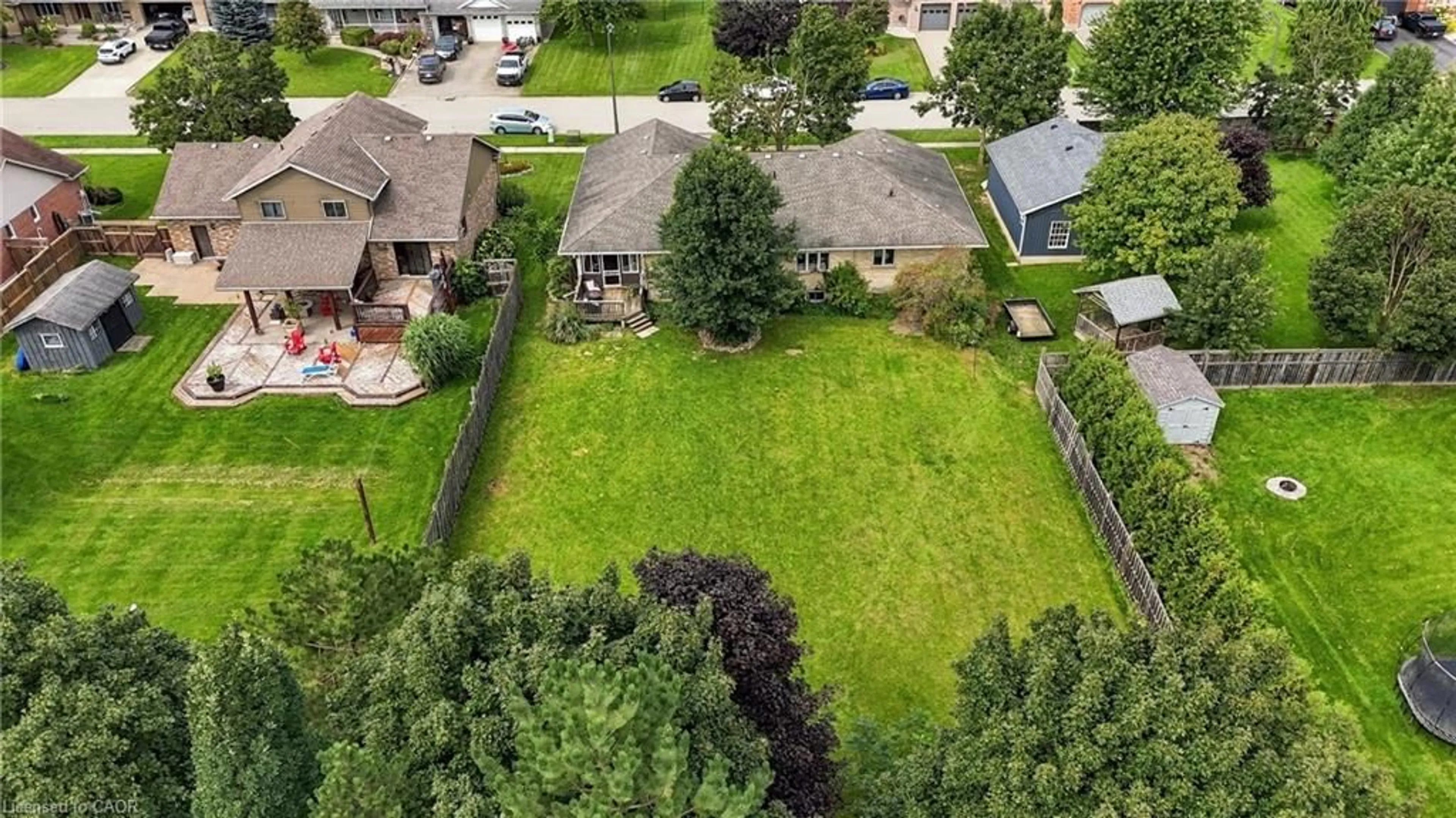 A pic from outside/outdoor area/front of a property/back of a property/a pic from drone, unknown for 63 Oakridge Ave, Innerkip Ontario N0J 1M0