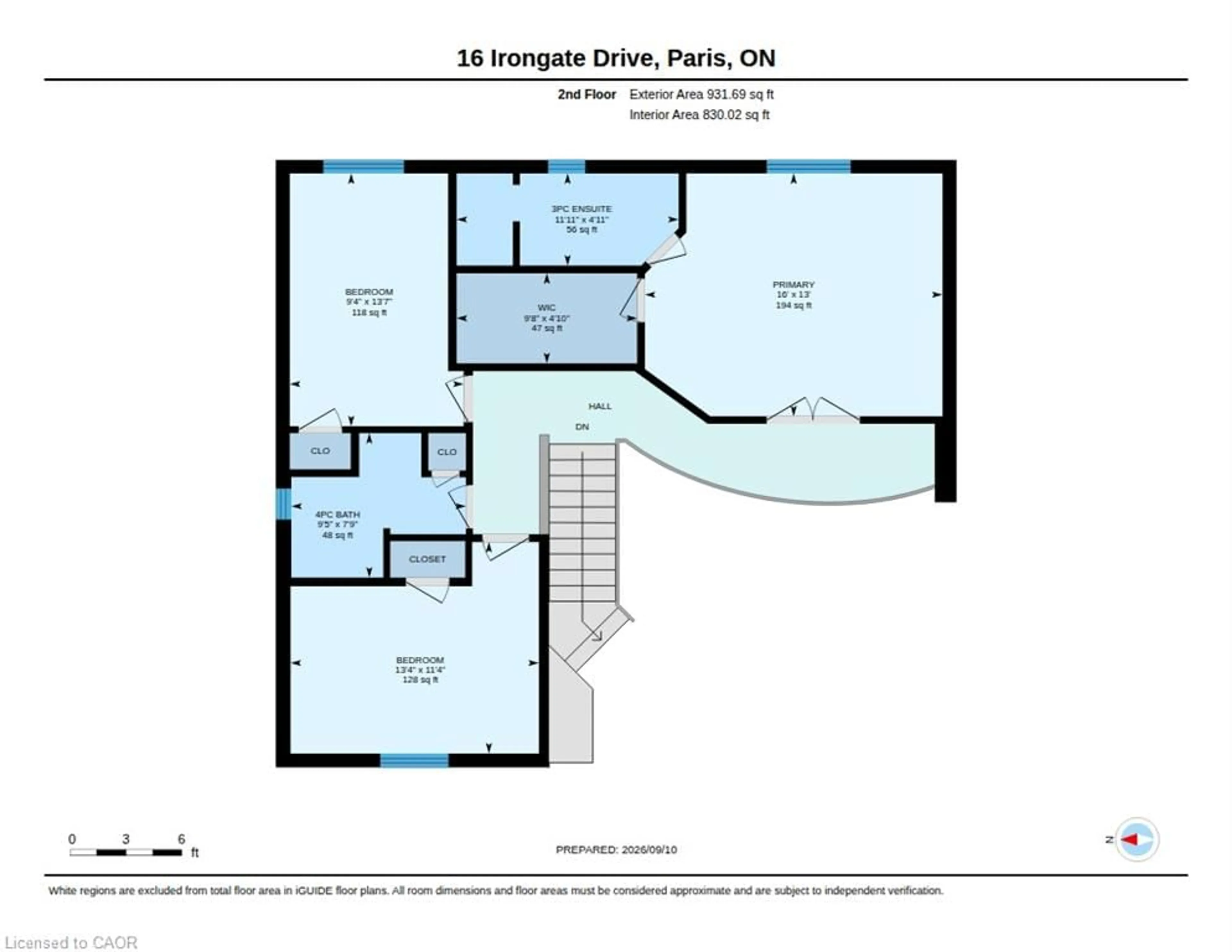 Floor plan for 16 Irongate Dr, Paris Ontario N3L 4G4