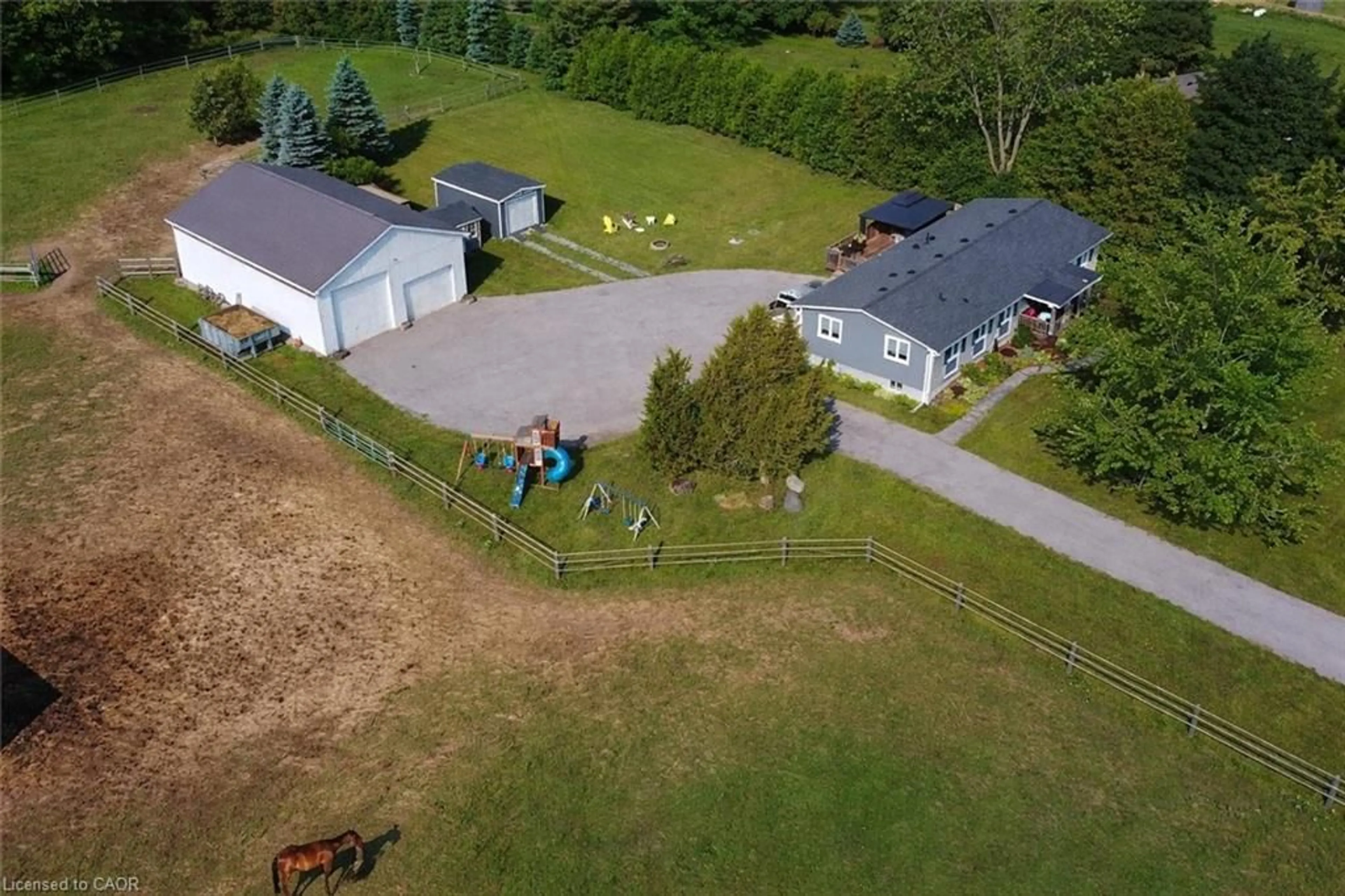 A pic from outside/outdoor area/front of a property/back of a property/a pic from drone, building for 3988 Hwy 6, Puslinch Ontario N0B 2J0