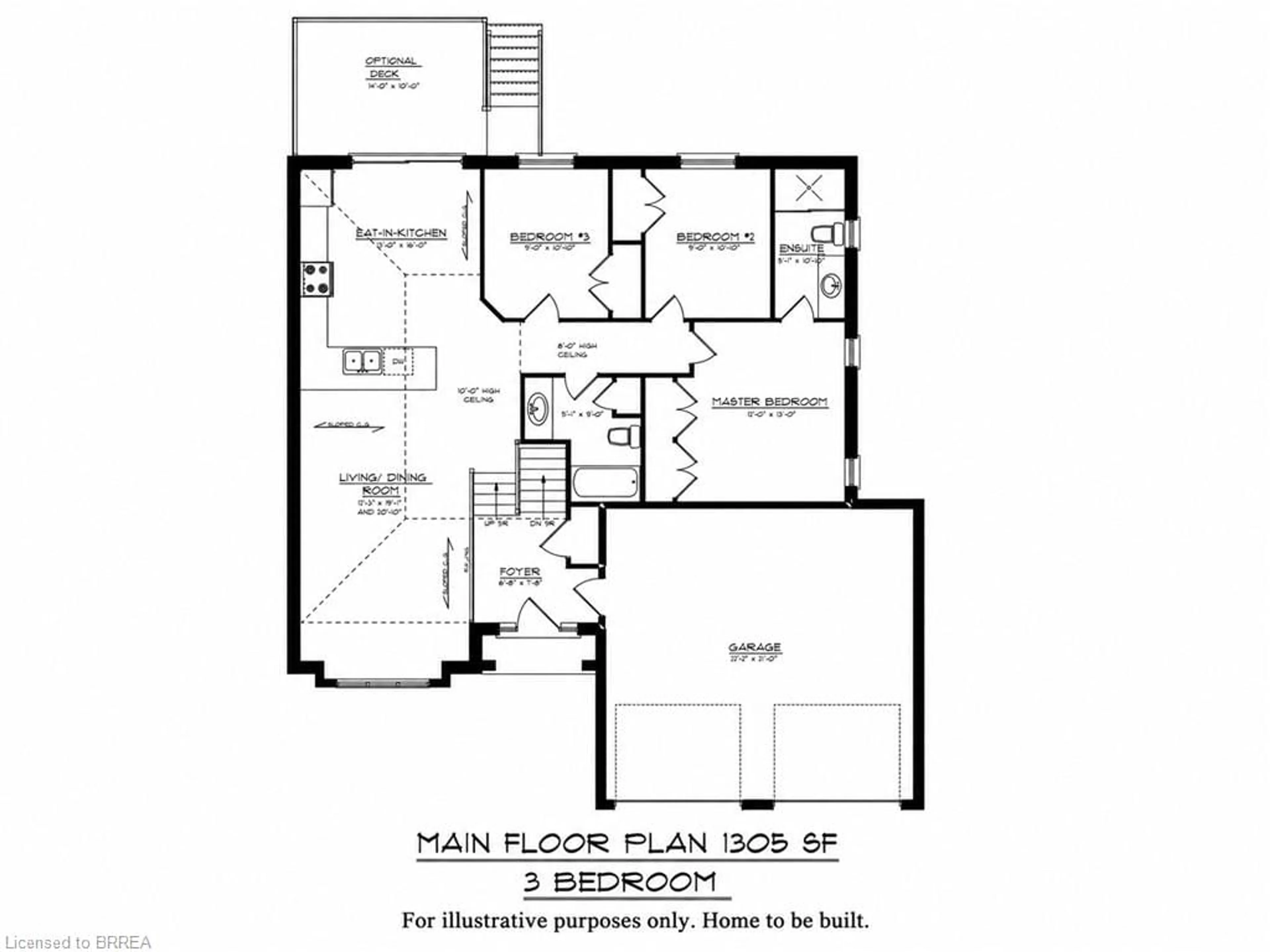 Floor plan for LOT 5 Donegal Dr, Brantford Ontario N3T 6K8