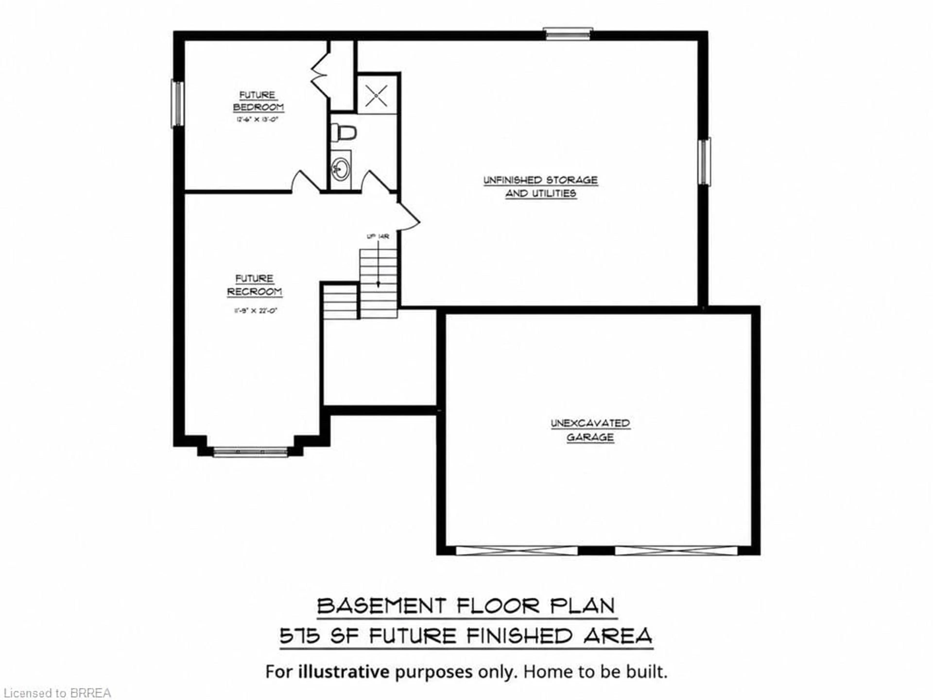 Floor plan for LOT 5 Donegal Dr, Brantford Ontario N3T 6K8