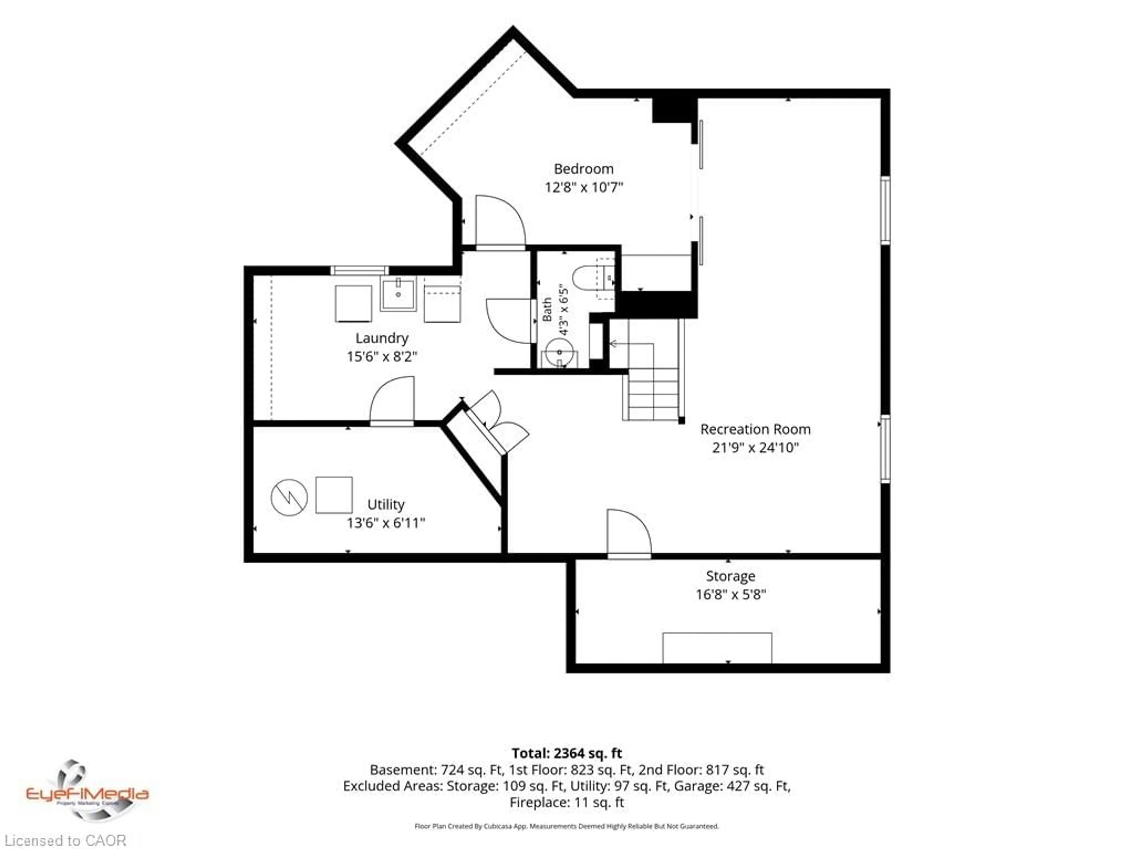 Floor plan for 97 Sacha Rd, Cambridge Ontario N3C 4A2