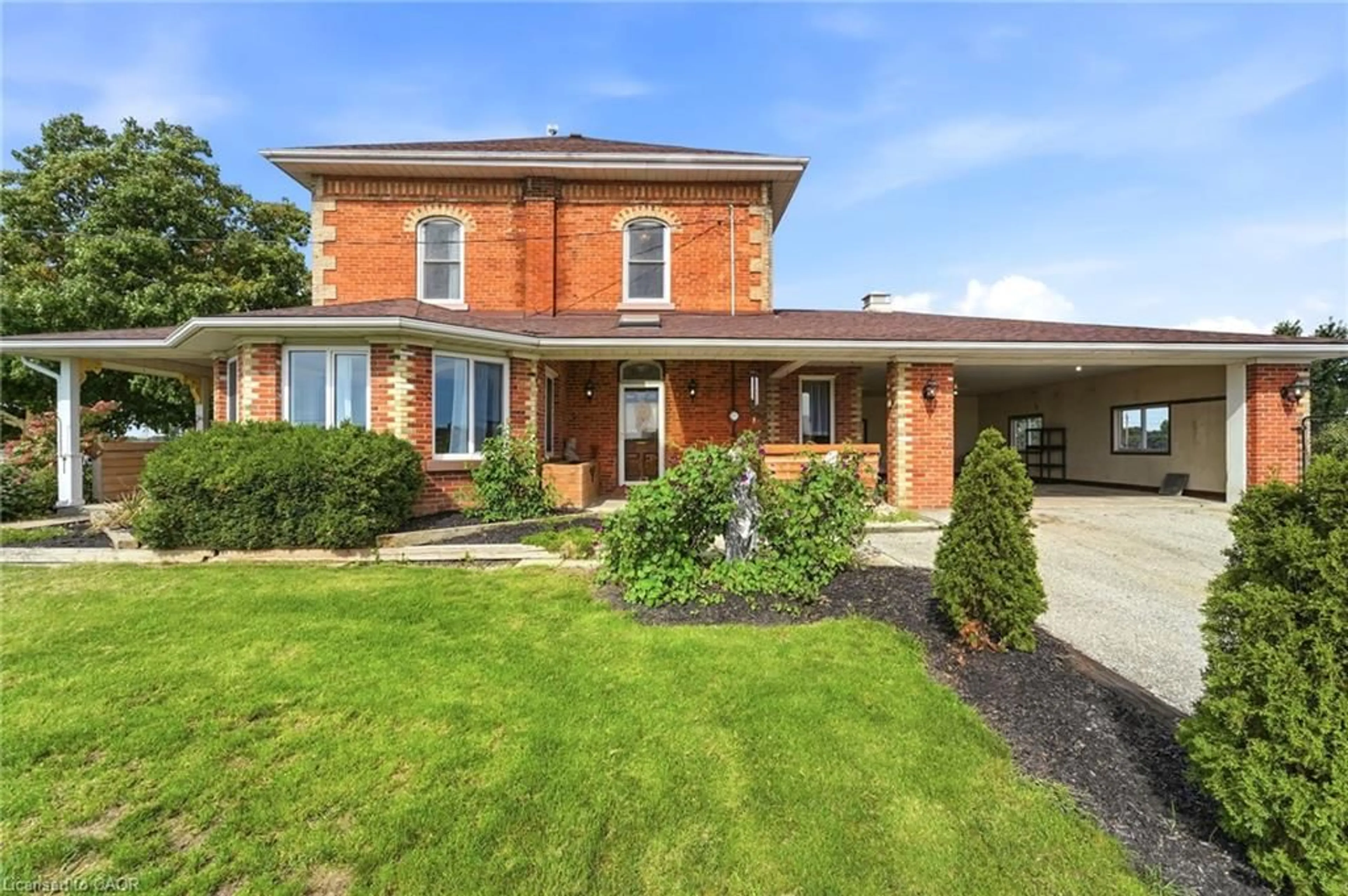Home with brick exterior material, street for 119 2nd Line, Hagersville Ontario N0A 1H0