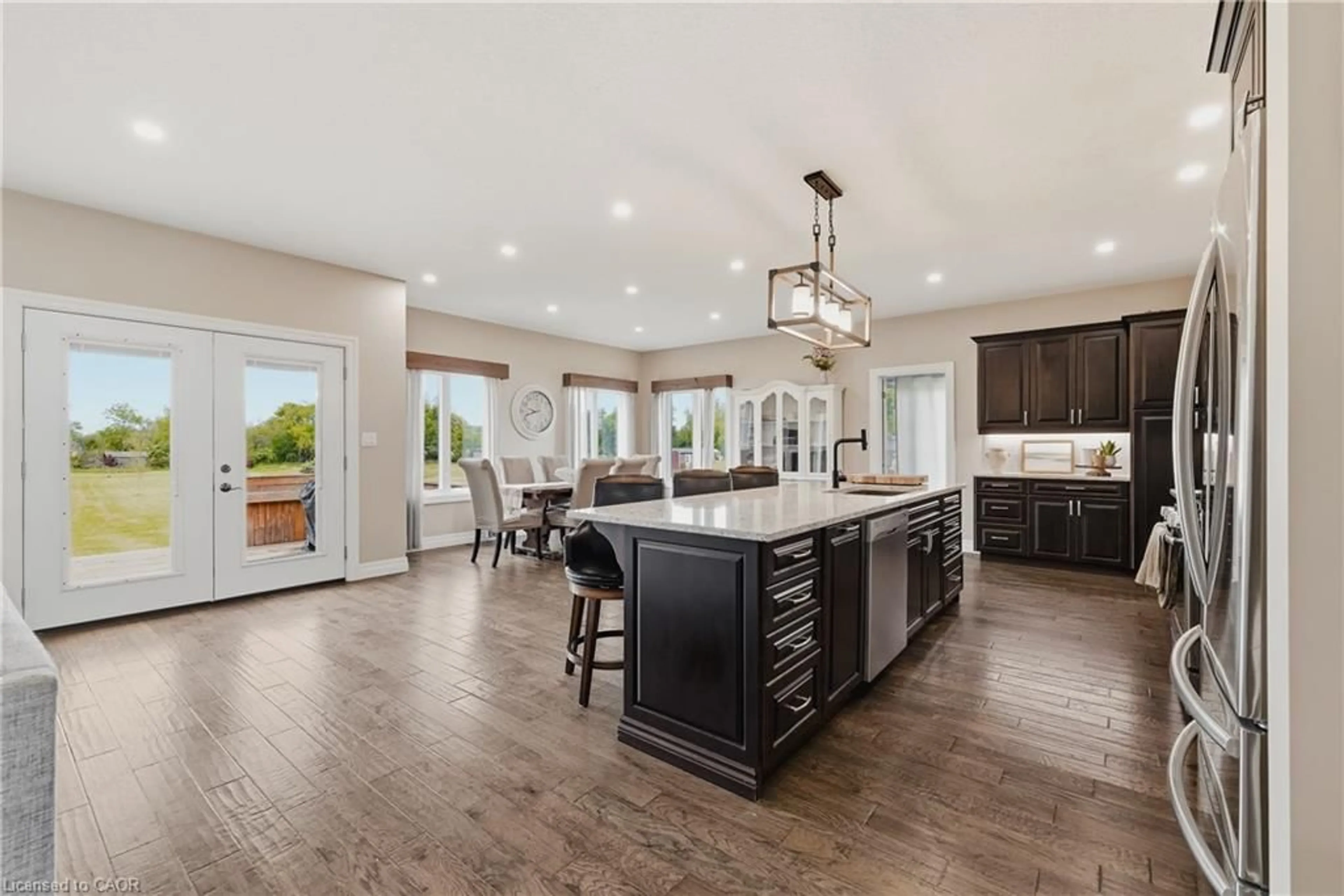 Open concept kitchen, unknown for 236 Burford Delhi Townline Rd, Scotland Ontario N0E 1R0