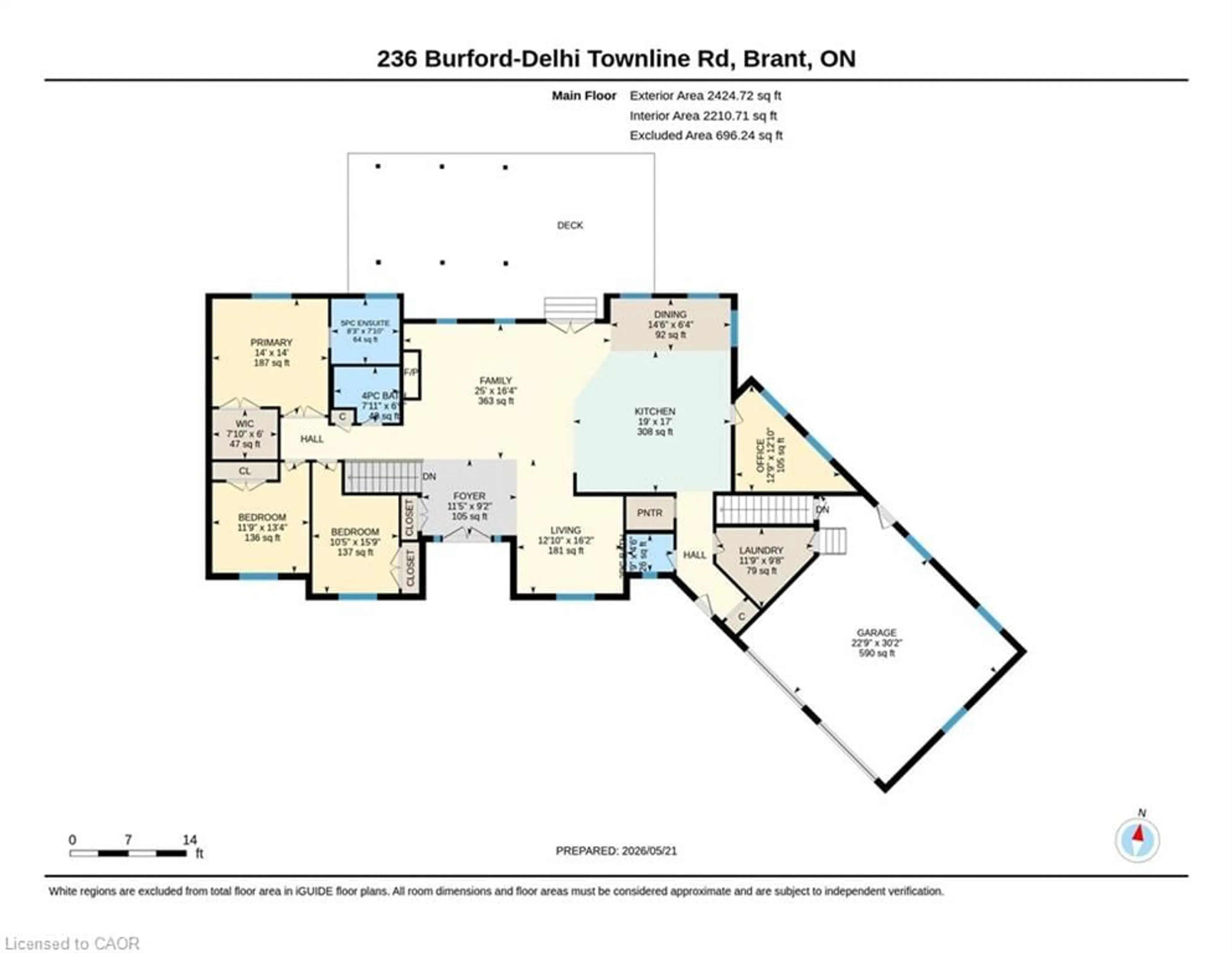 Floor plan for 236 Burford Delhi Townline Rd, Scotland Ontario N0E 1R0