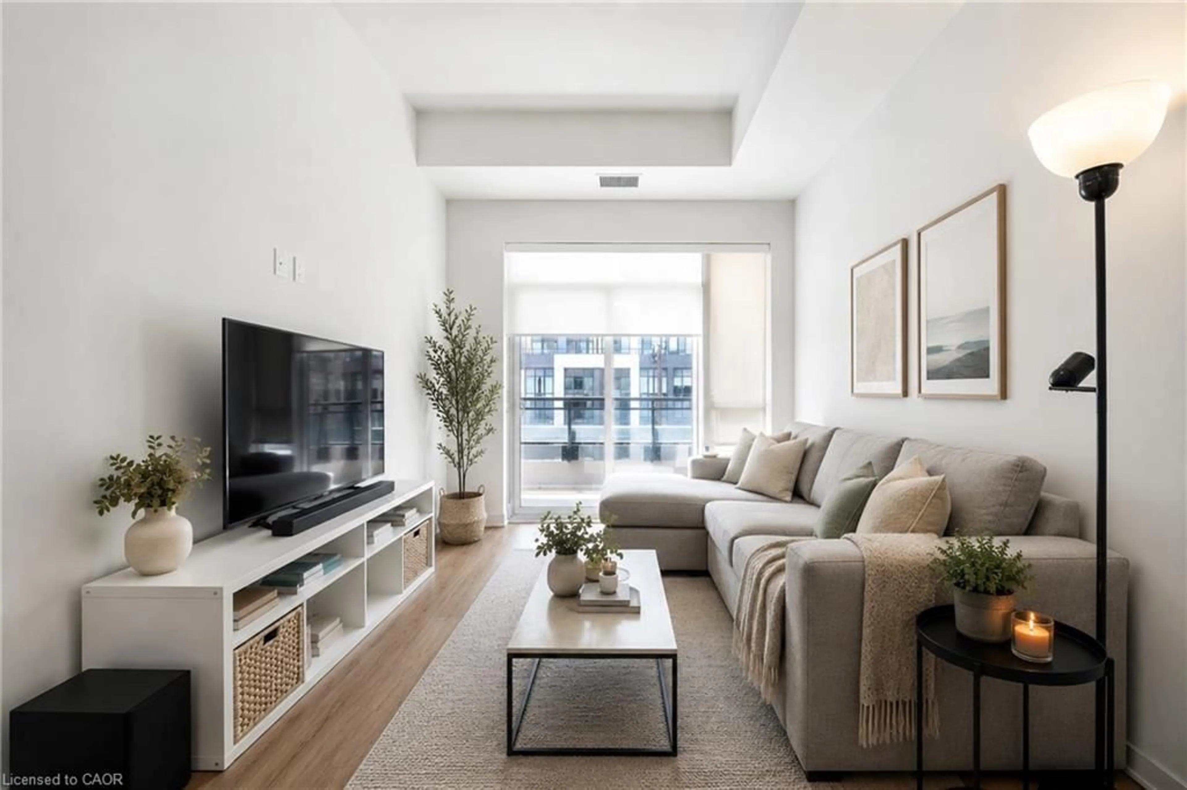 Living room with furniture, unknown for 395 Dundas St #221, Oakville Ontario L6M 4M2