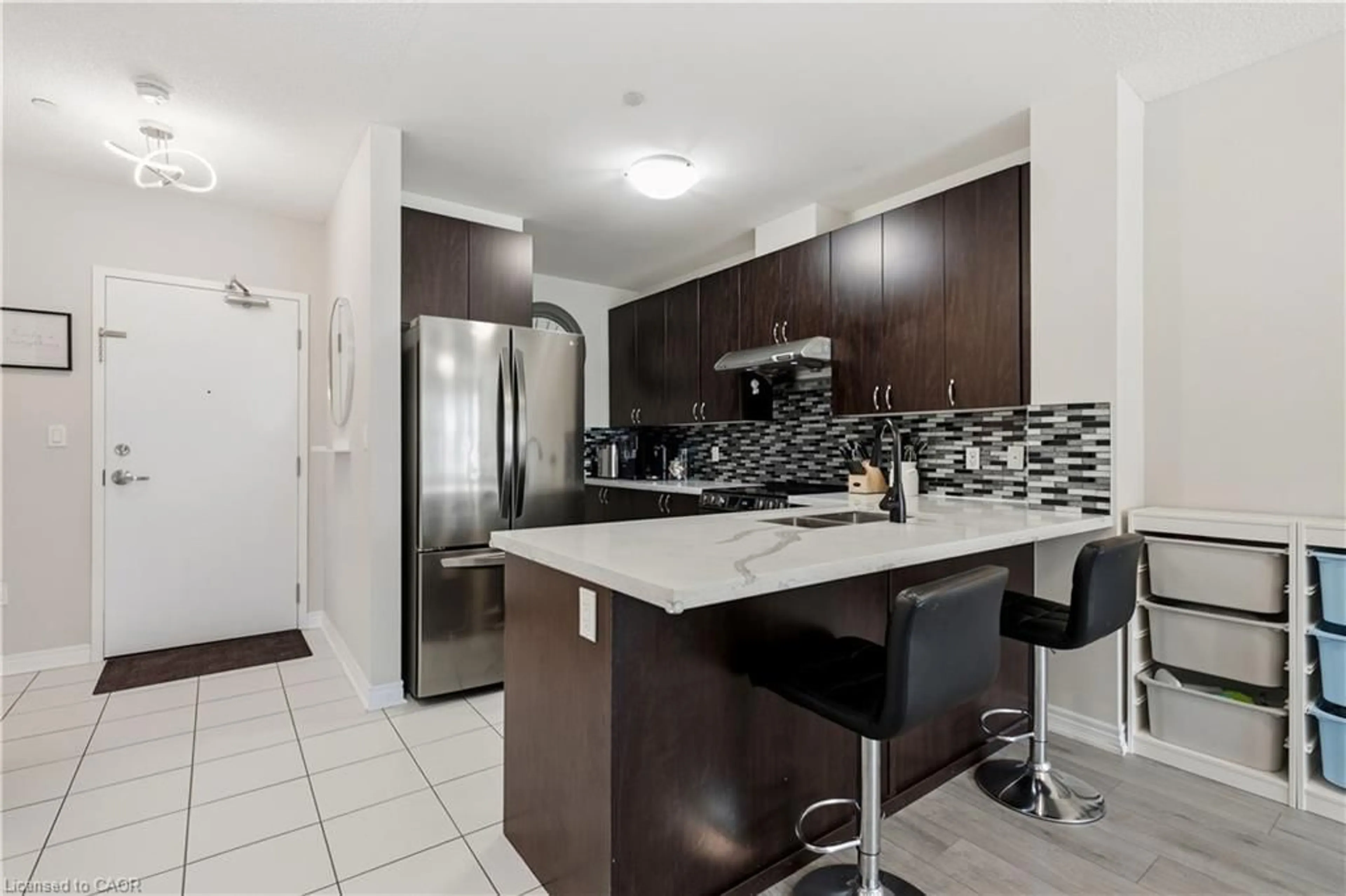 Standard kitchen, ceramic/tile floor for 7400 Markham Rd #203, Markham Ontario L3S 0C5