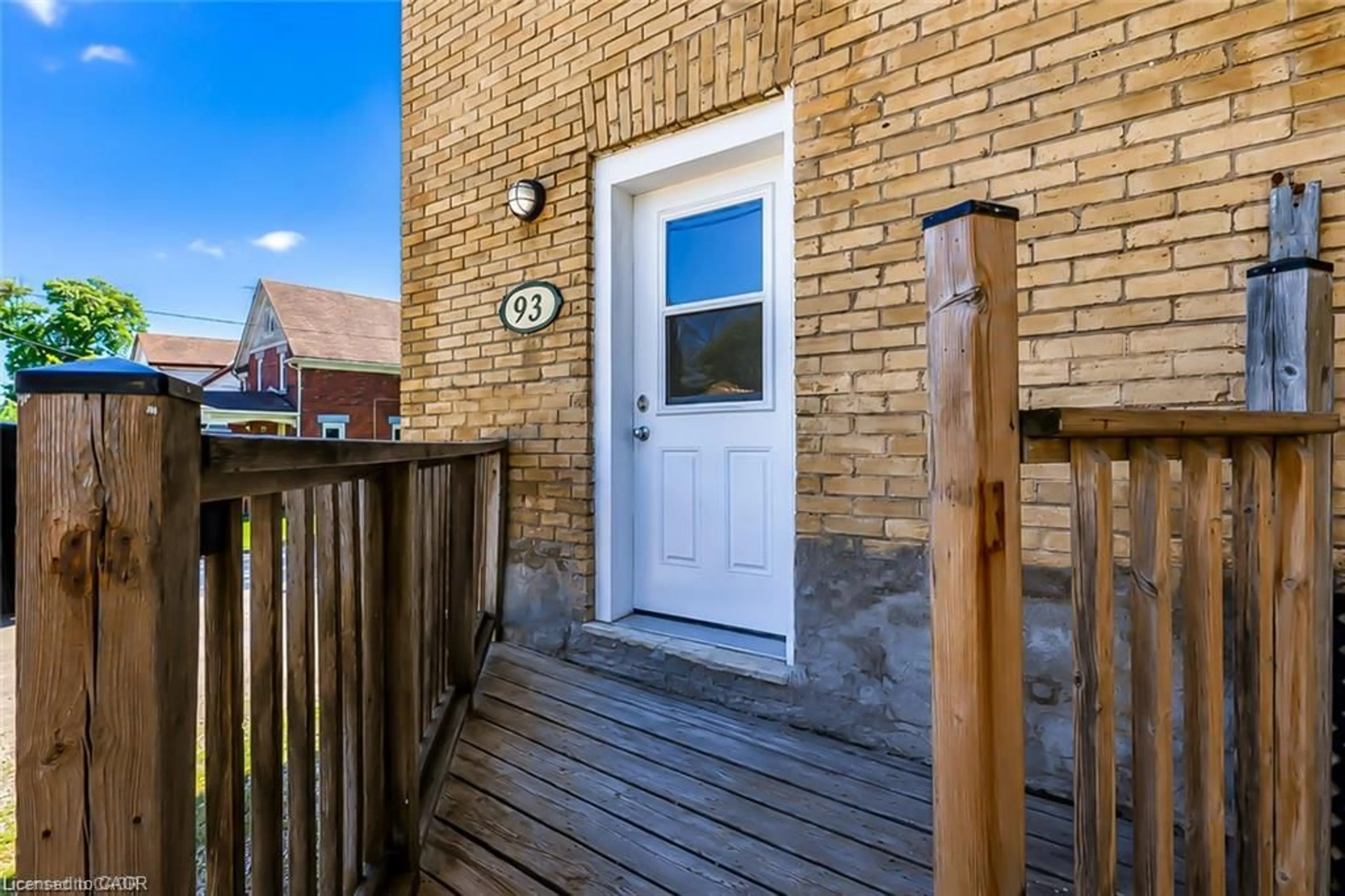 Patio, street for 93 Lancaster St, Kitchener Ontario N2H 4T3