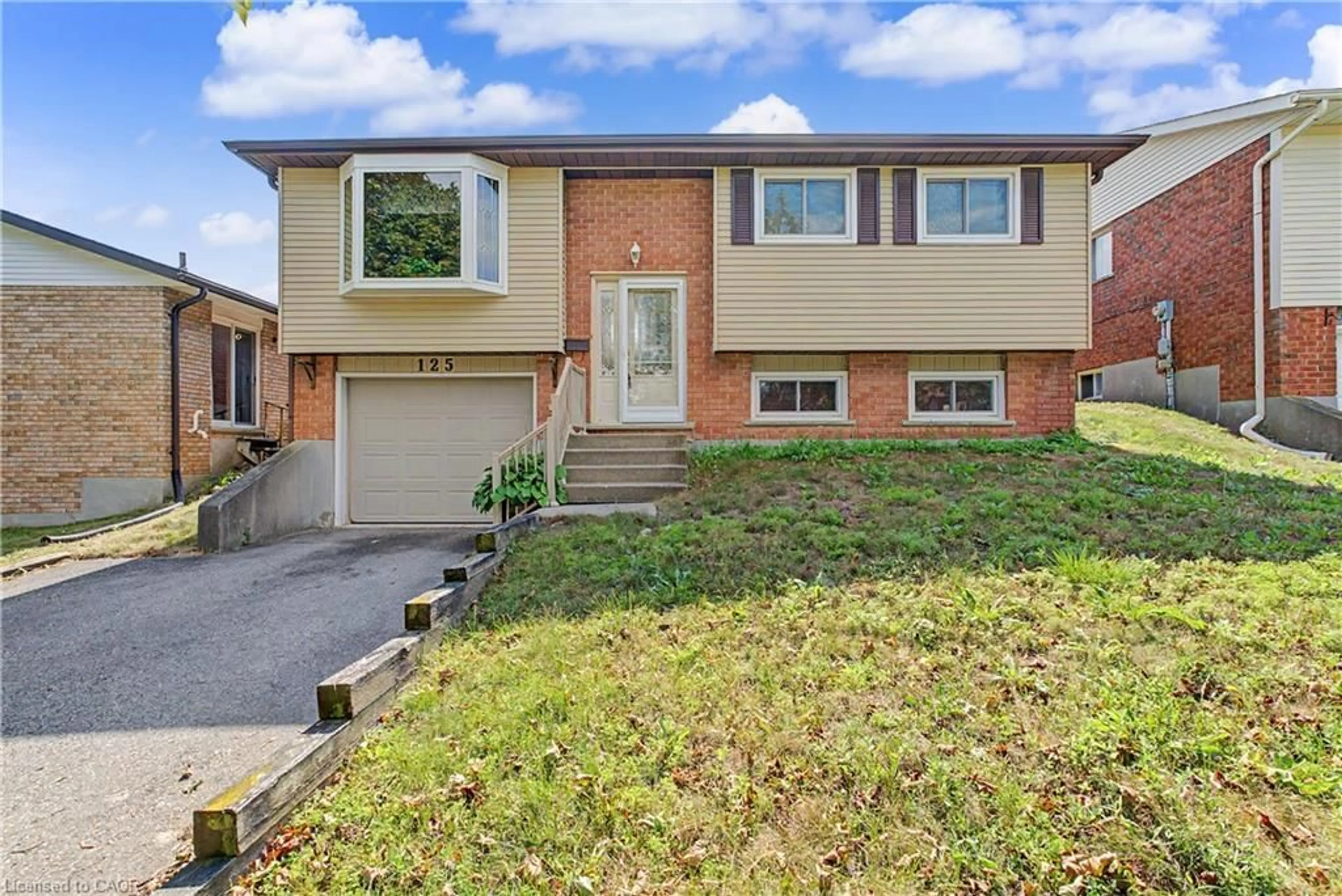 Home with brick exterior material, street for 125 Blackwell Dr, Kitchener Ontario N2N 2P9
