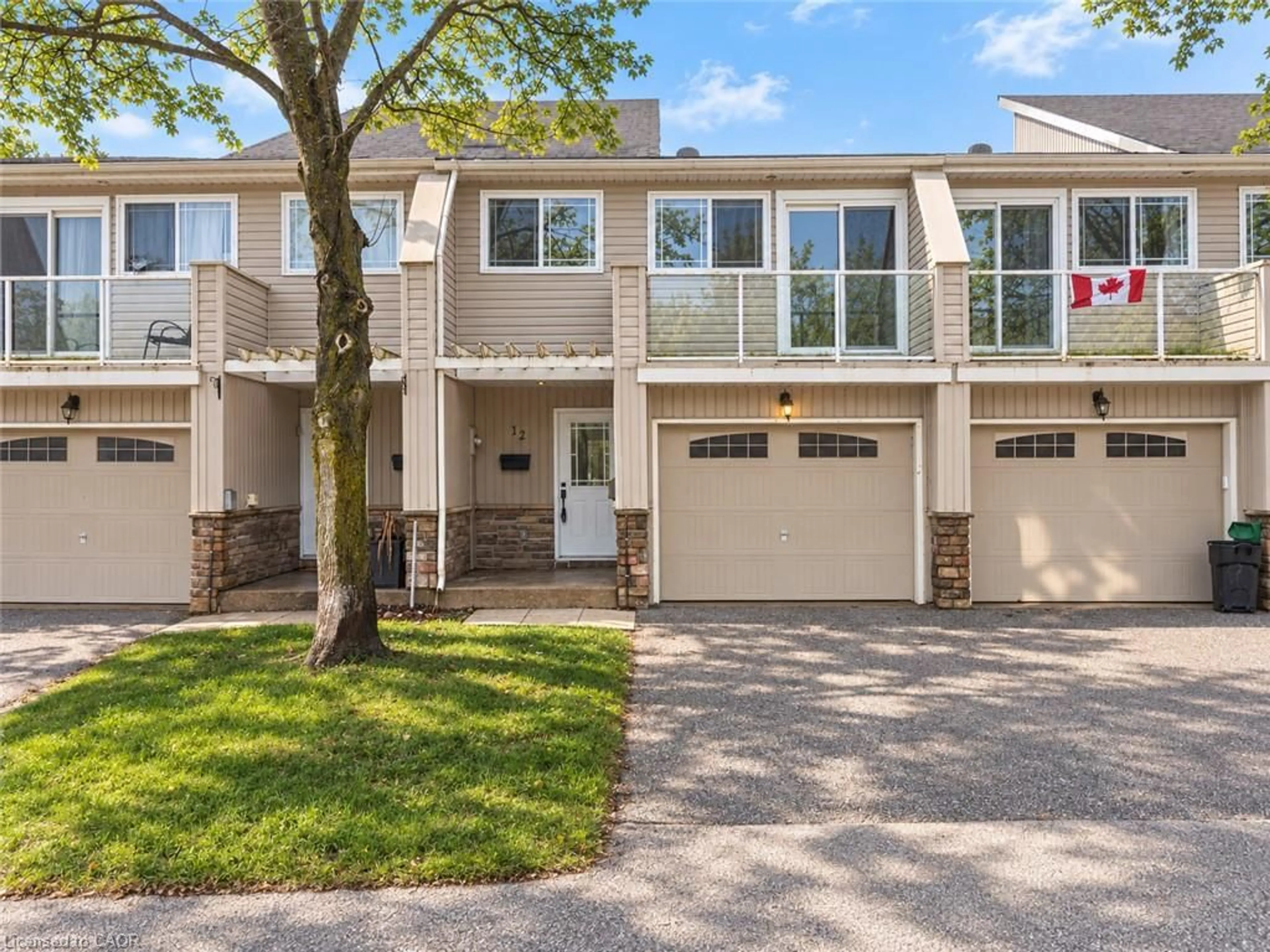 Home with vinyl exterior material, street for 12 Lankin Blvd #12, Orillia Ontario L3V 6T2