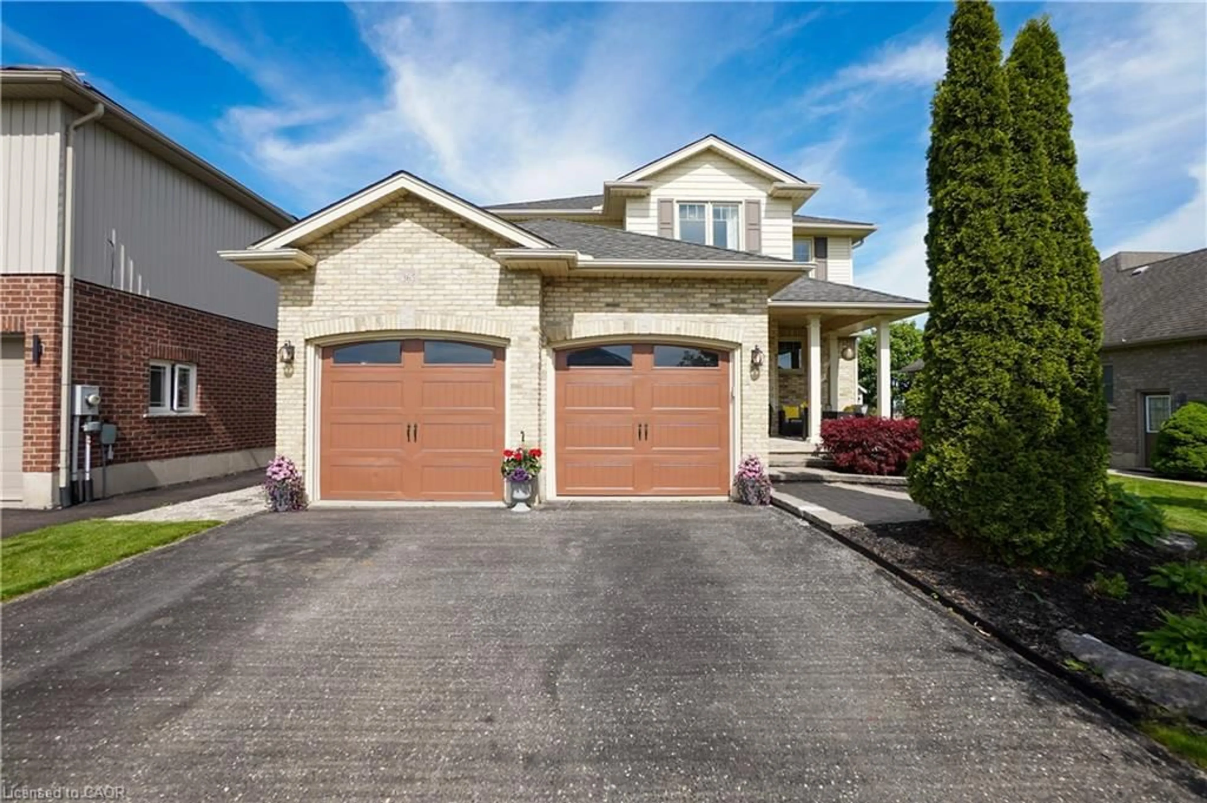 Home with brick exterior material, street for 365 Poldon Dr, Norwich Ontario N0J 1P0