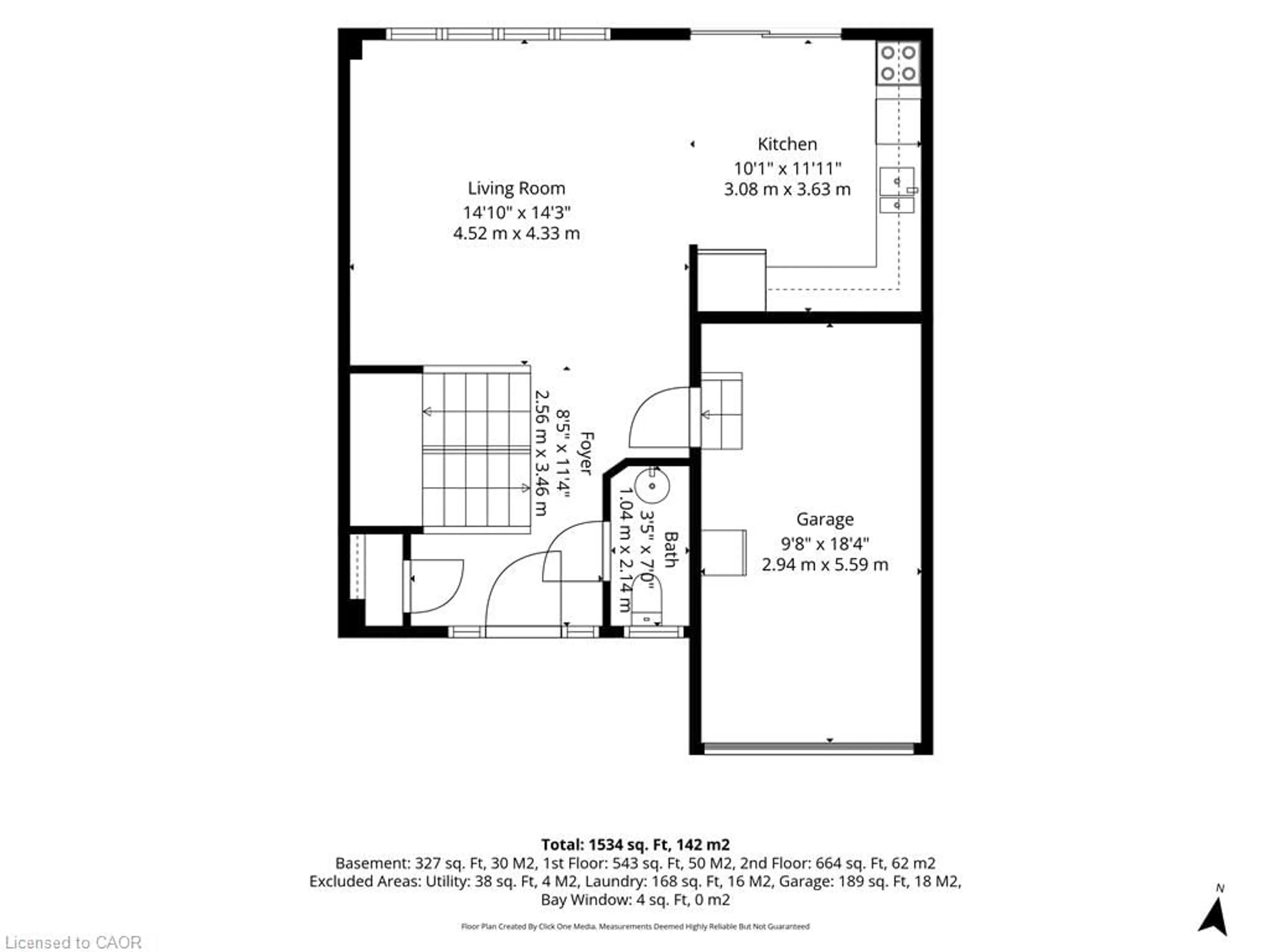 Floor plan for 24 Fallingbrook Cres, Lindsay Ontario K9V 0B3