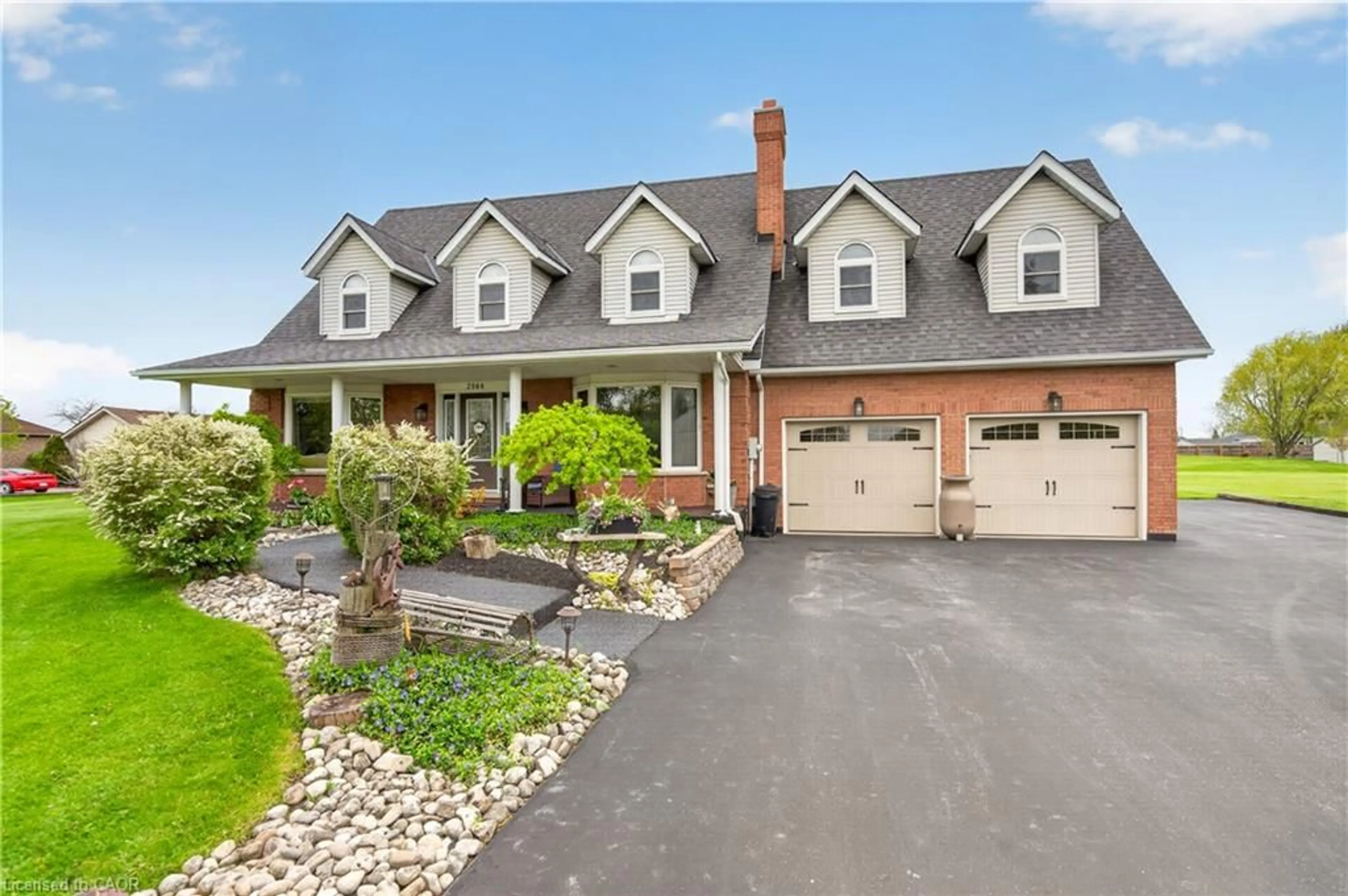 Home with brick exterior material, street for 3568 South Grimsby Rd 12 Rd, Grassie Ontario L0R 1M0