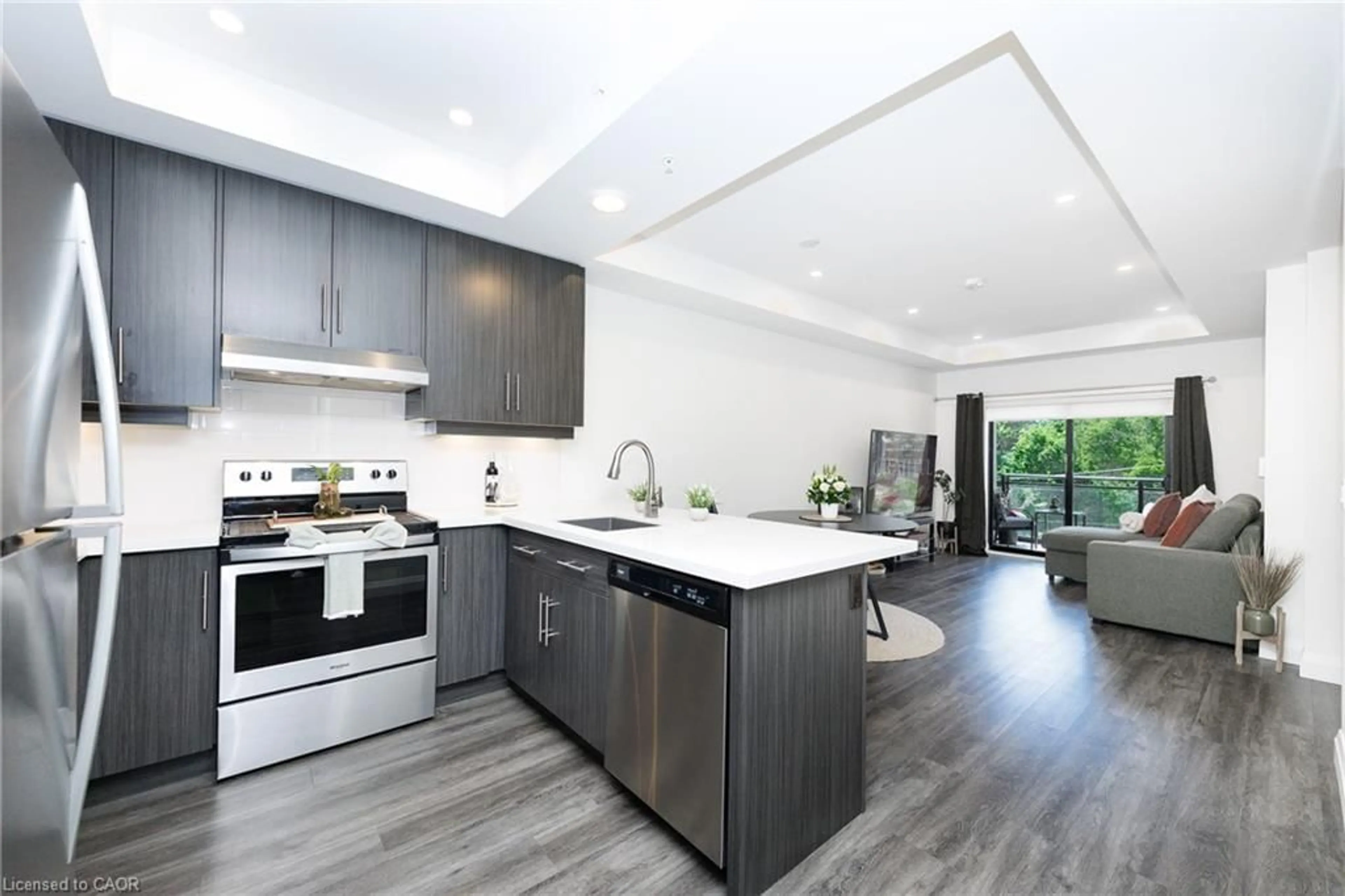 Open concept kitchen, unknown for 30 Hamilton St #201, Waterdown Ontario L8B 1V8