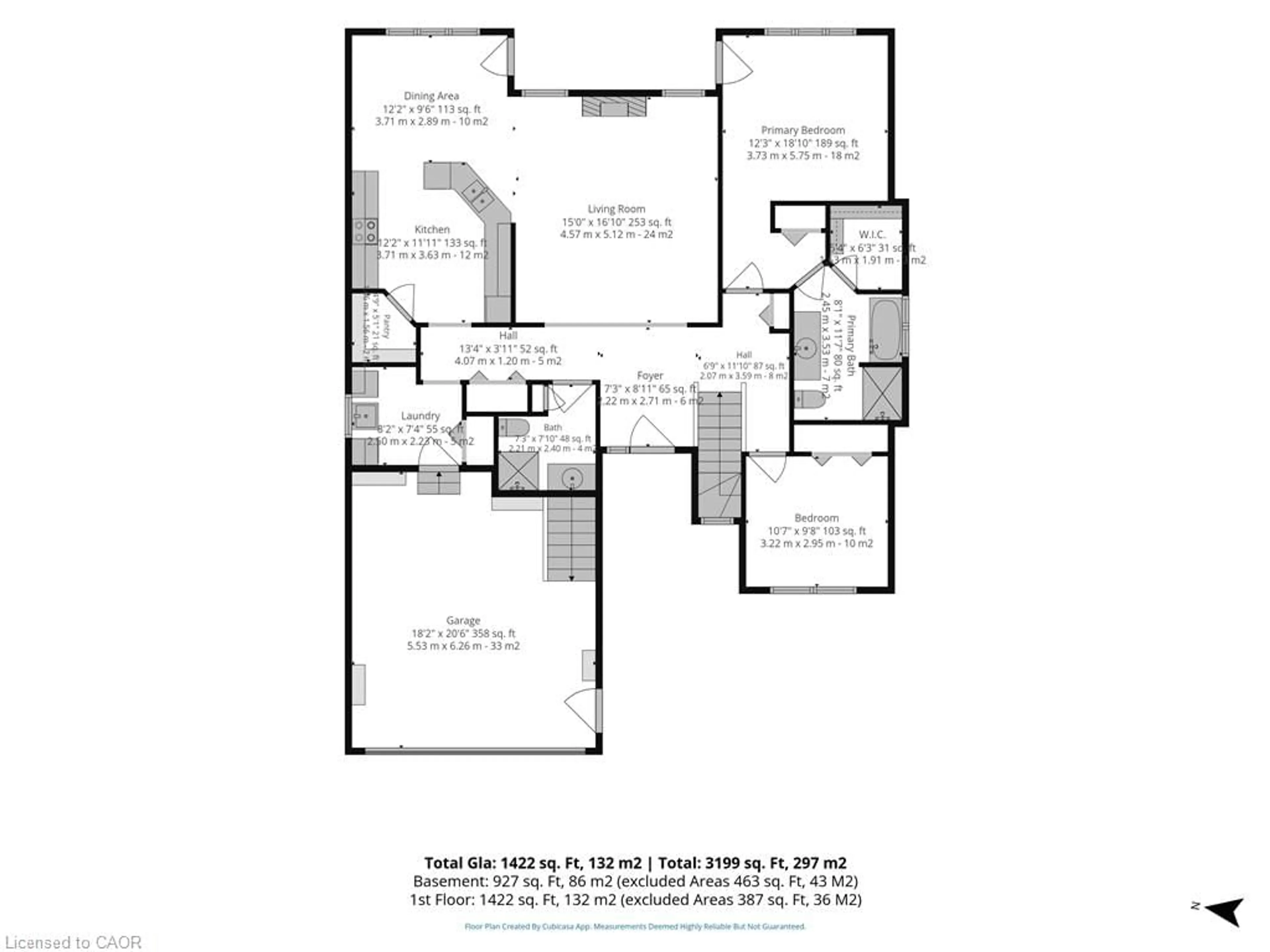 Floor plan for 70 Sparrow Way, Port Dover Ontario N0A 1N5