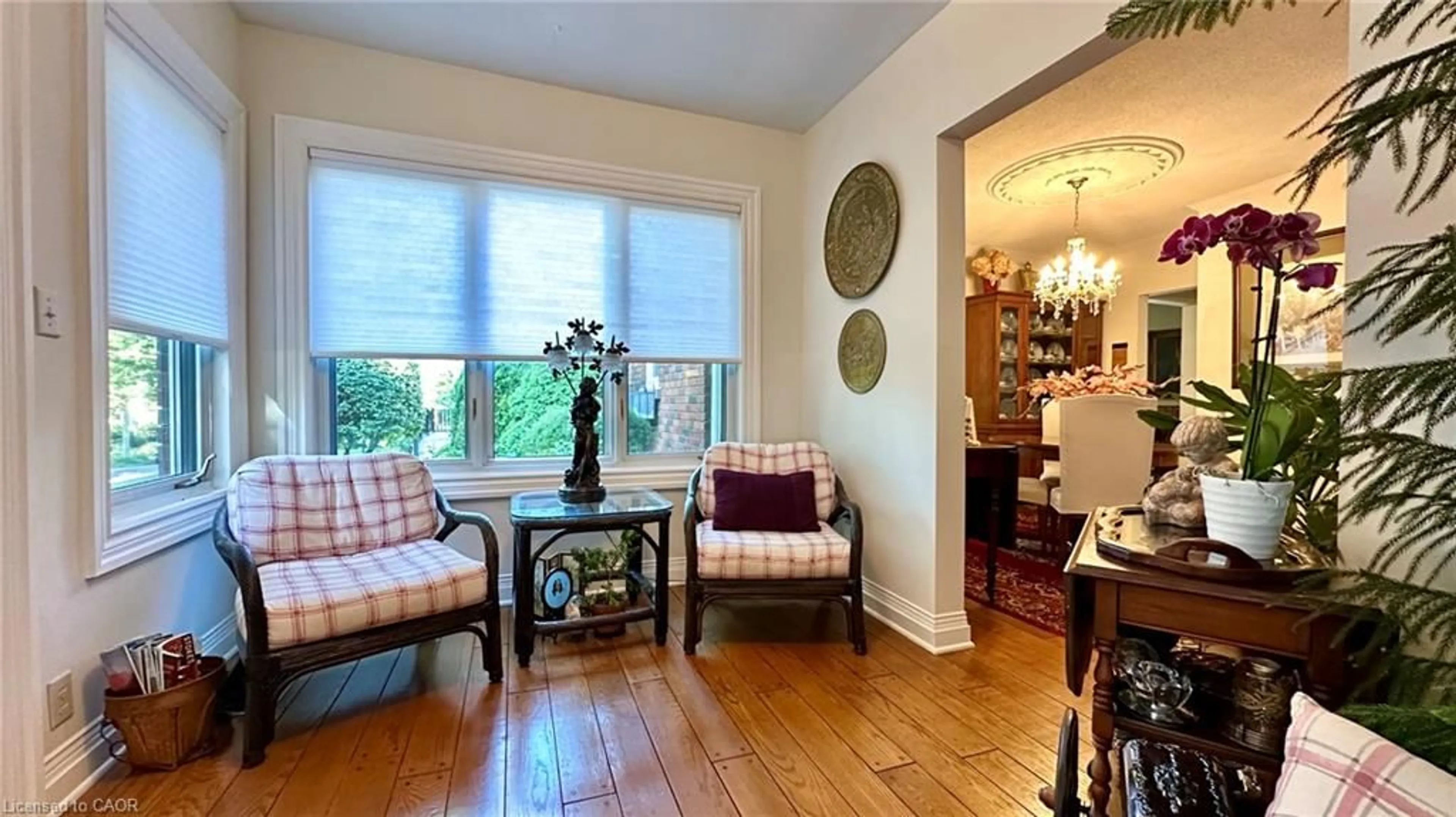 Living room with furniture, wood/laminate floor for 25 Helen Blvd, Simcoe Ontario N3Y 2A1