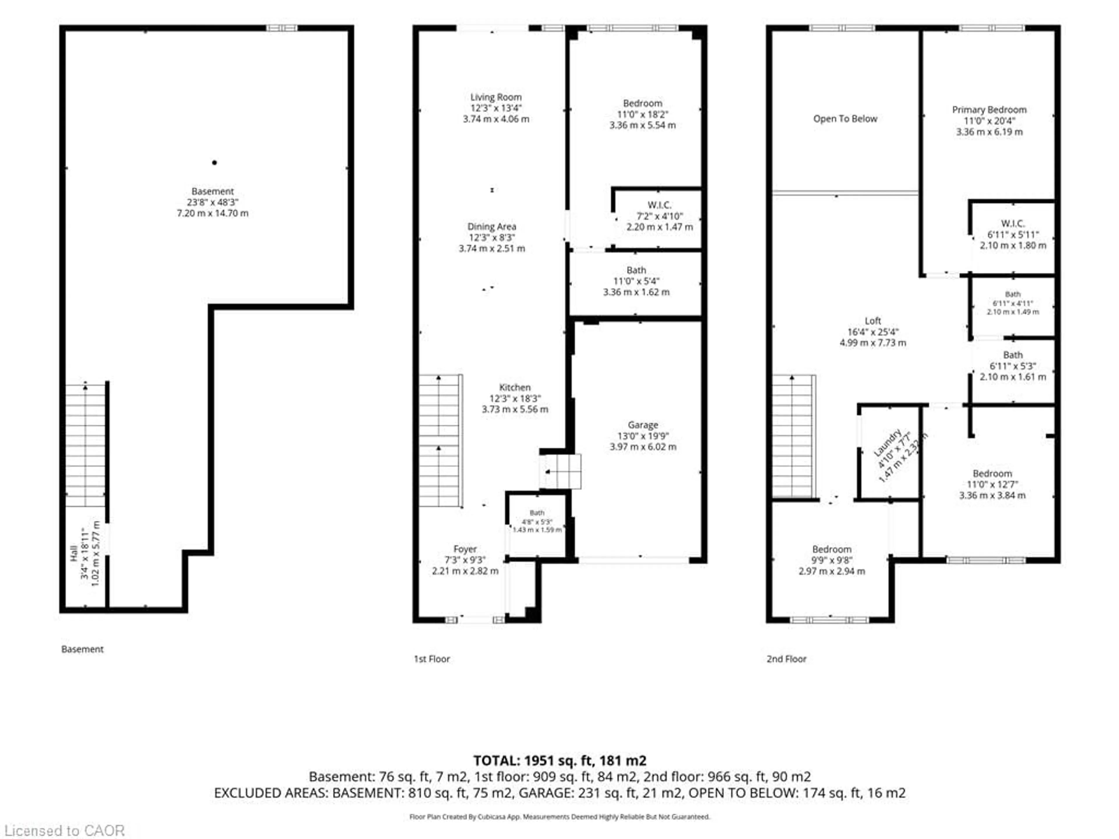 Floor plan for 12 George Manor, Niagara-on-the-Lake Ontario L0S 1J0