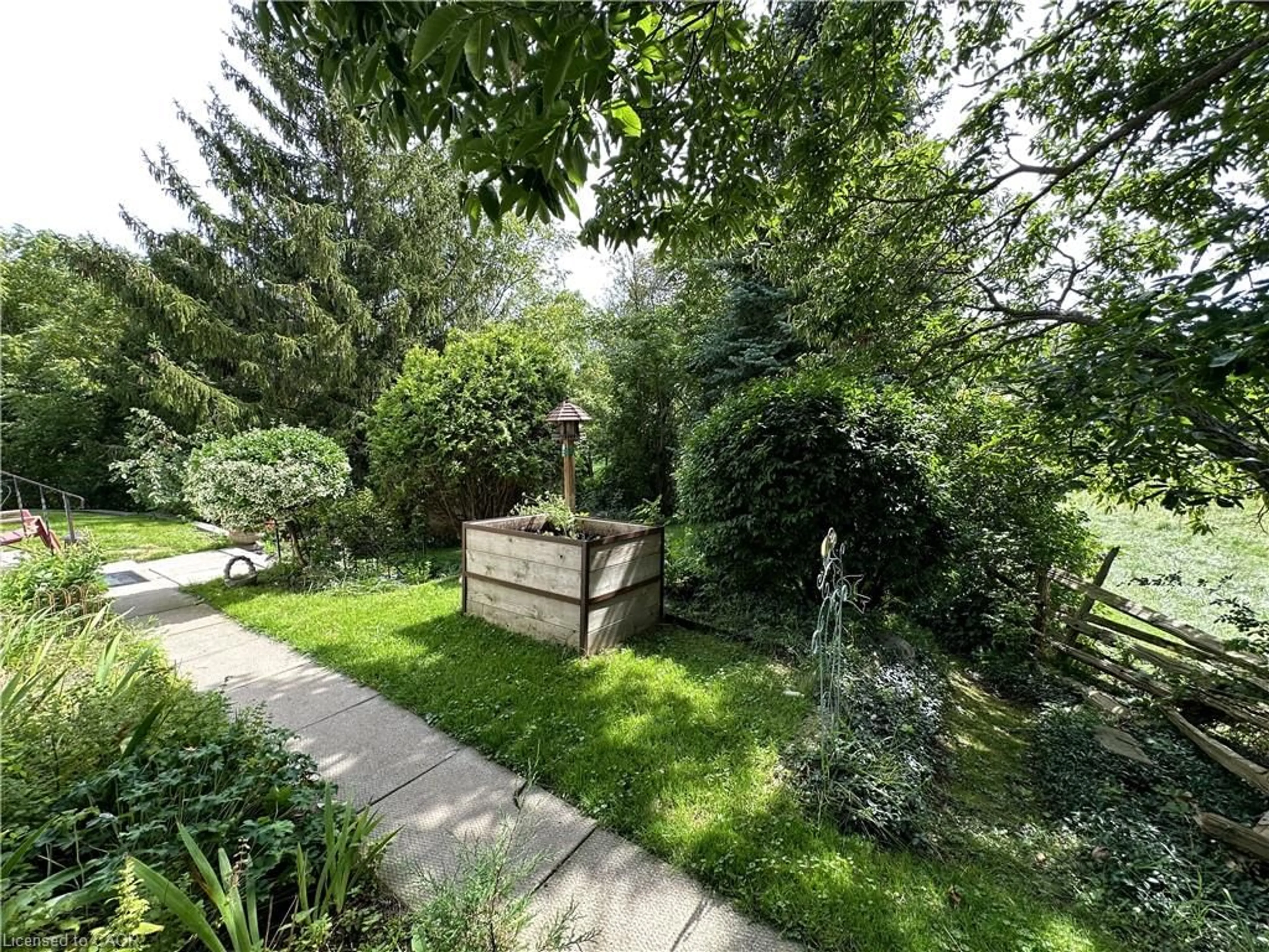 Patio, forest/trees view for 126 Decou Rd, Simcoe Ontario N3Y 4K2