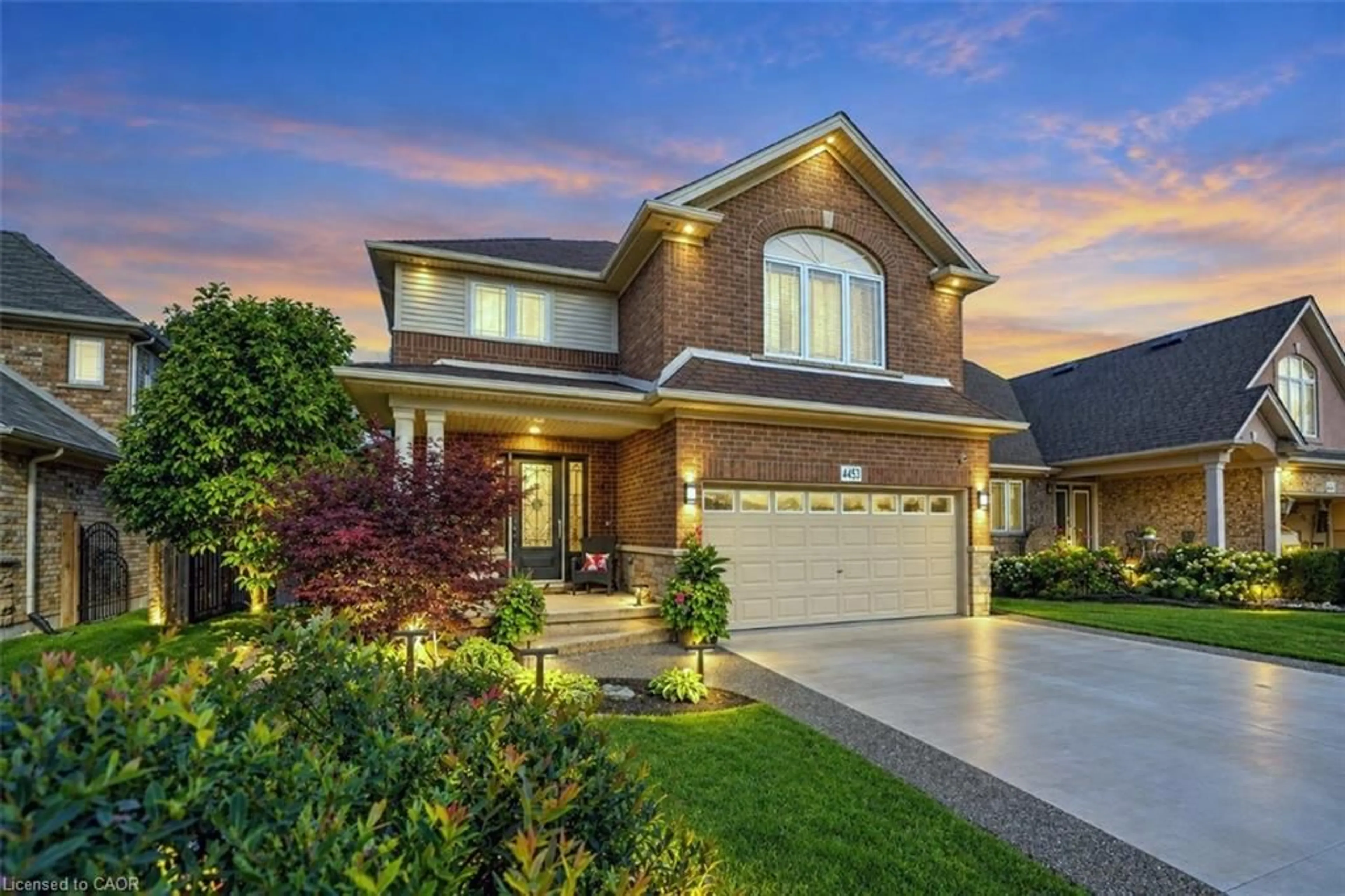 Home with brick exterior material, street for 4453 Comfort Cres, Beamsville Ontario L3J 1M2