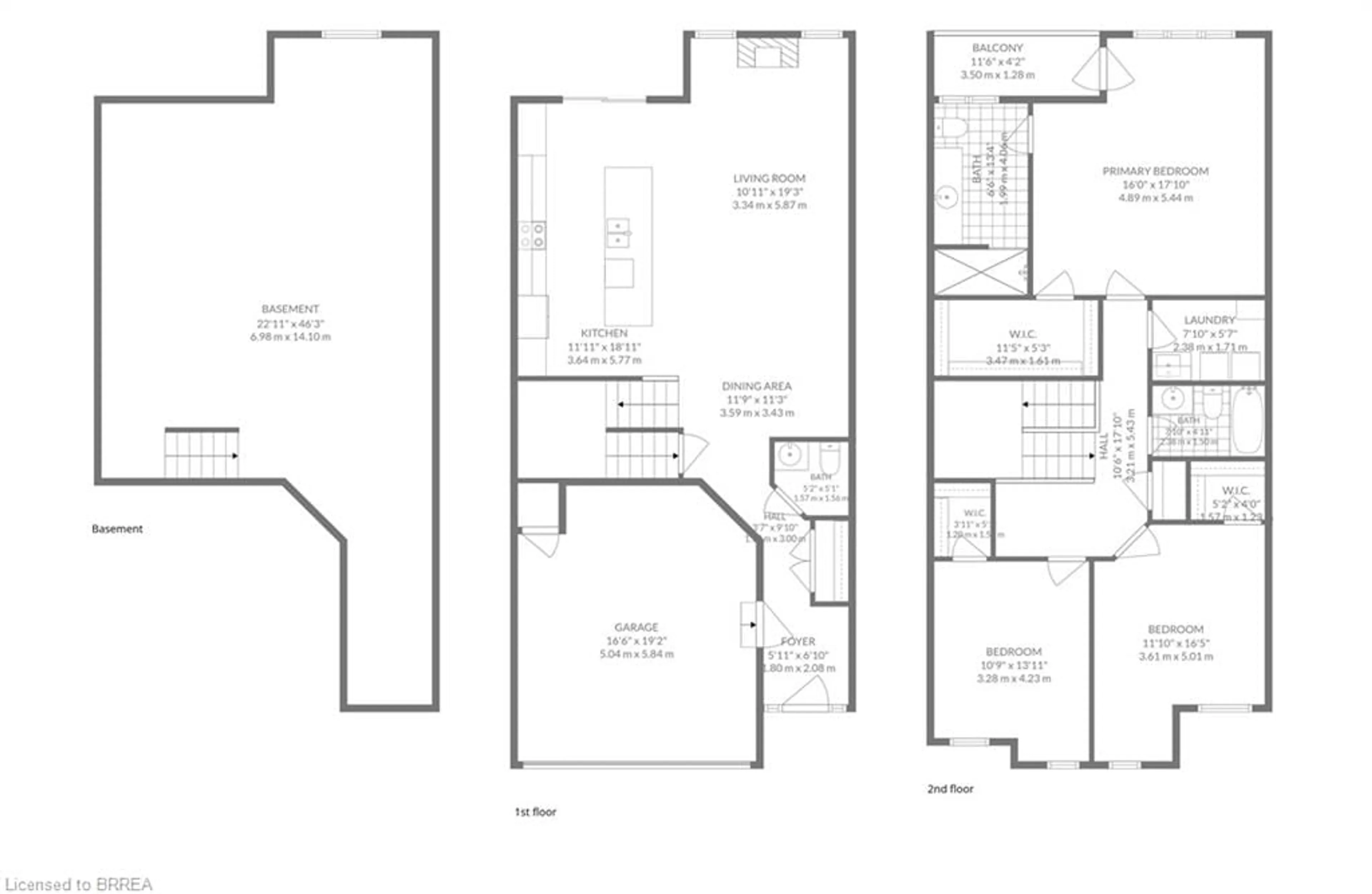 Floor plan for 80 Willow St #11, Paris Ontario N3L 2K6