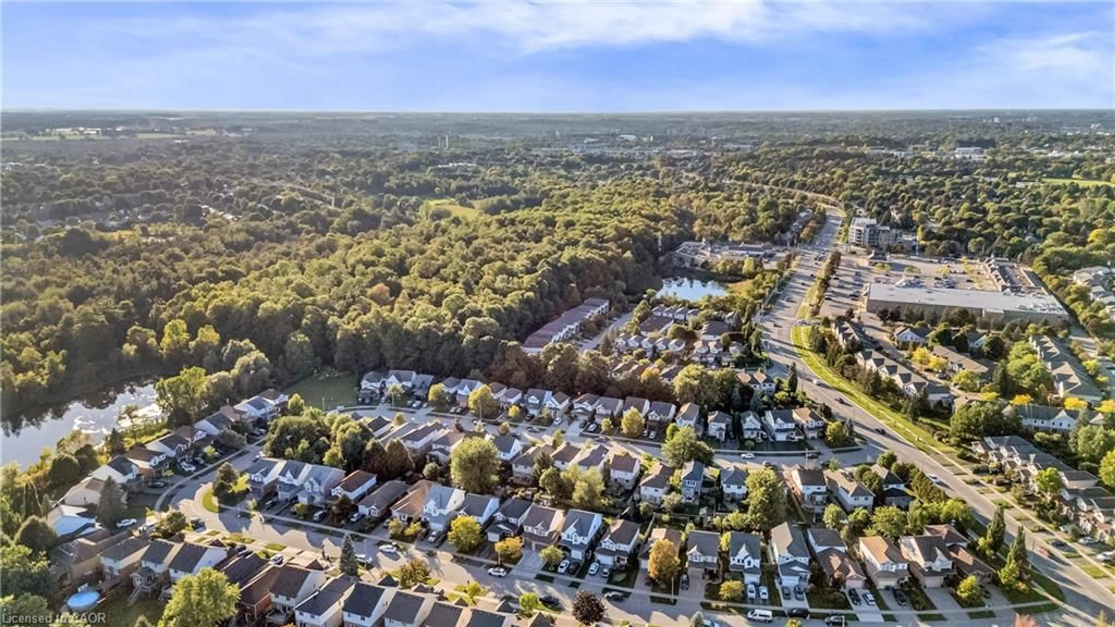 A pic from outside/outdoor area/front of a property/back of a property/a pic from drone, street for 80 Southcreek Trail, Guelph Ontario N1G 4Y8