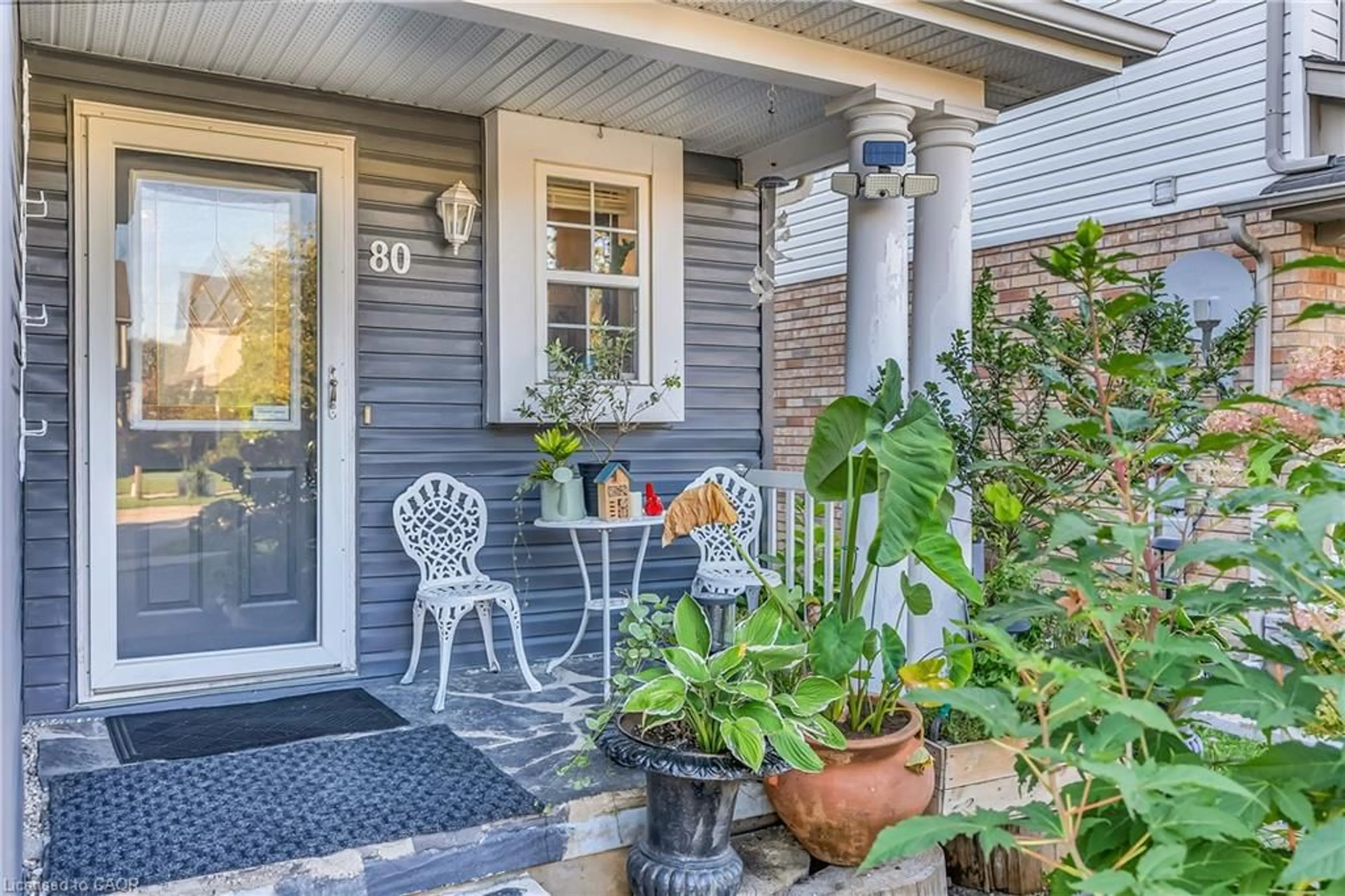 Patio, street for 80 Southcreek Trail, Guelph Ontario N1G 4Y8