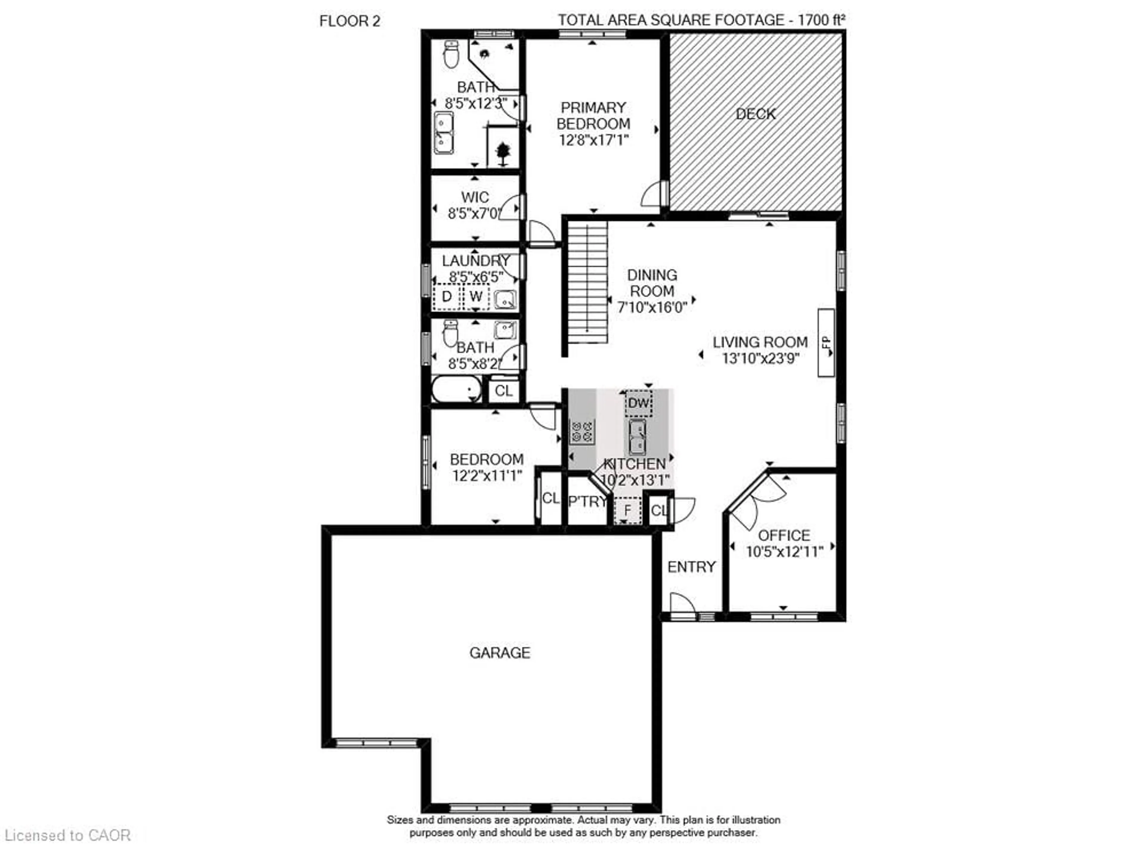 Floor plan for 26 Homer St, Port Dover Ontario N0A 1N6