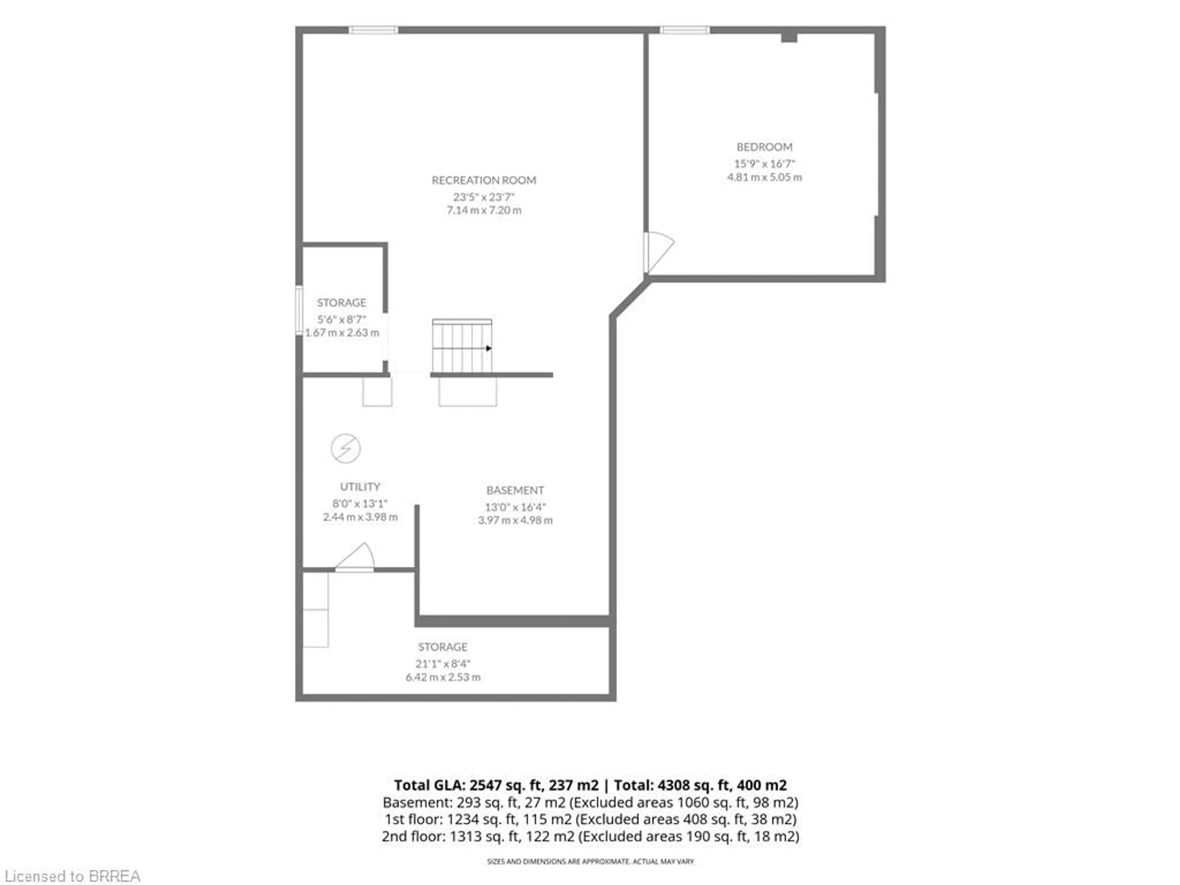 Floor plan for 5 Hoodless Crt, Brantford Ontario N3T 0A8