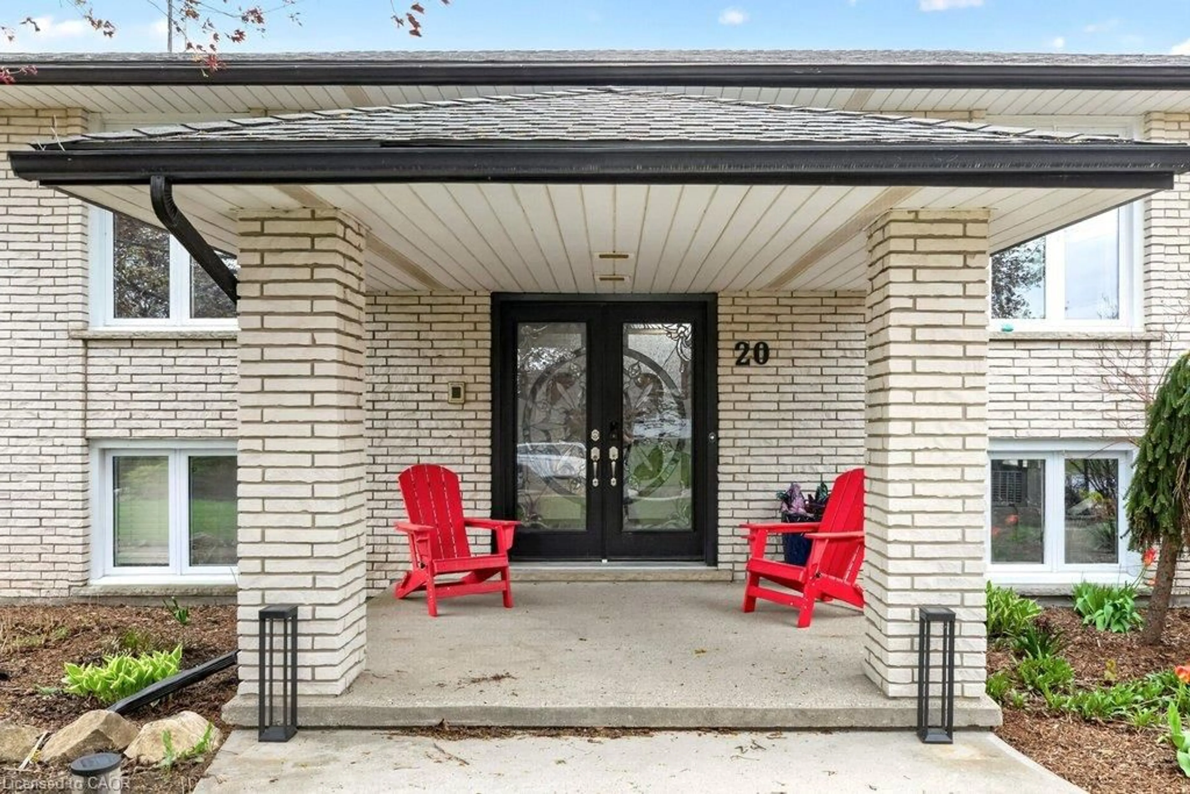 Home with brick exterior material, street for 20 Hartfield Dr, Guelph Ontario N1H 6J2
