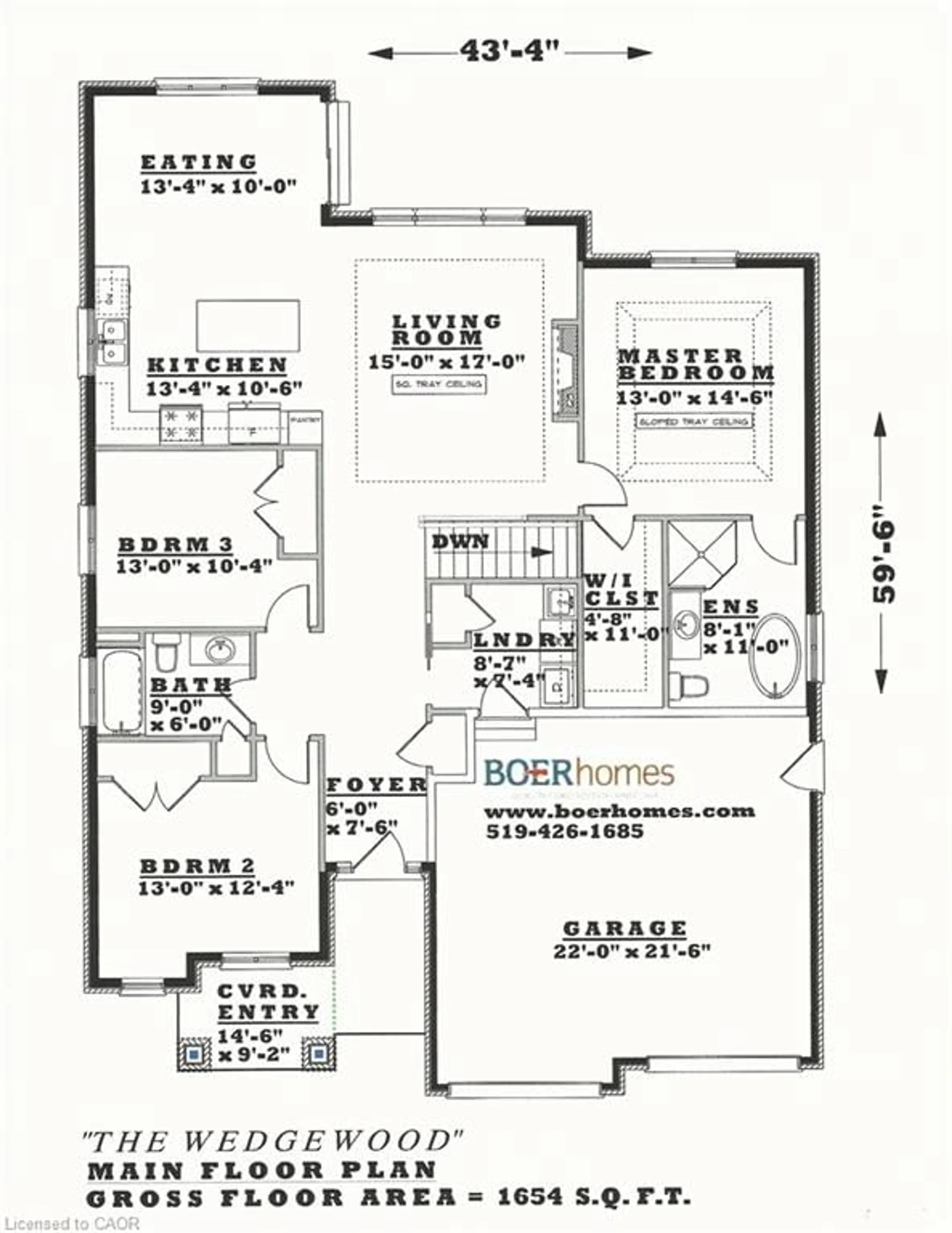 Floor plan for 73 Duchess Dr, Delhi Ontario N4B 0B3