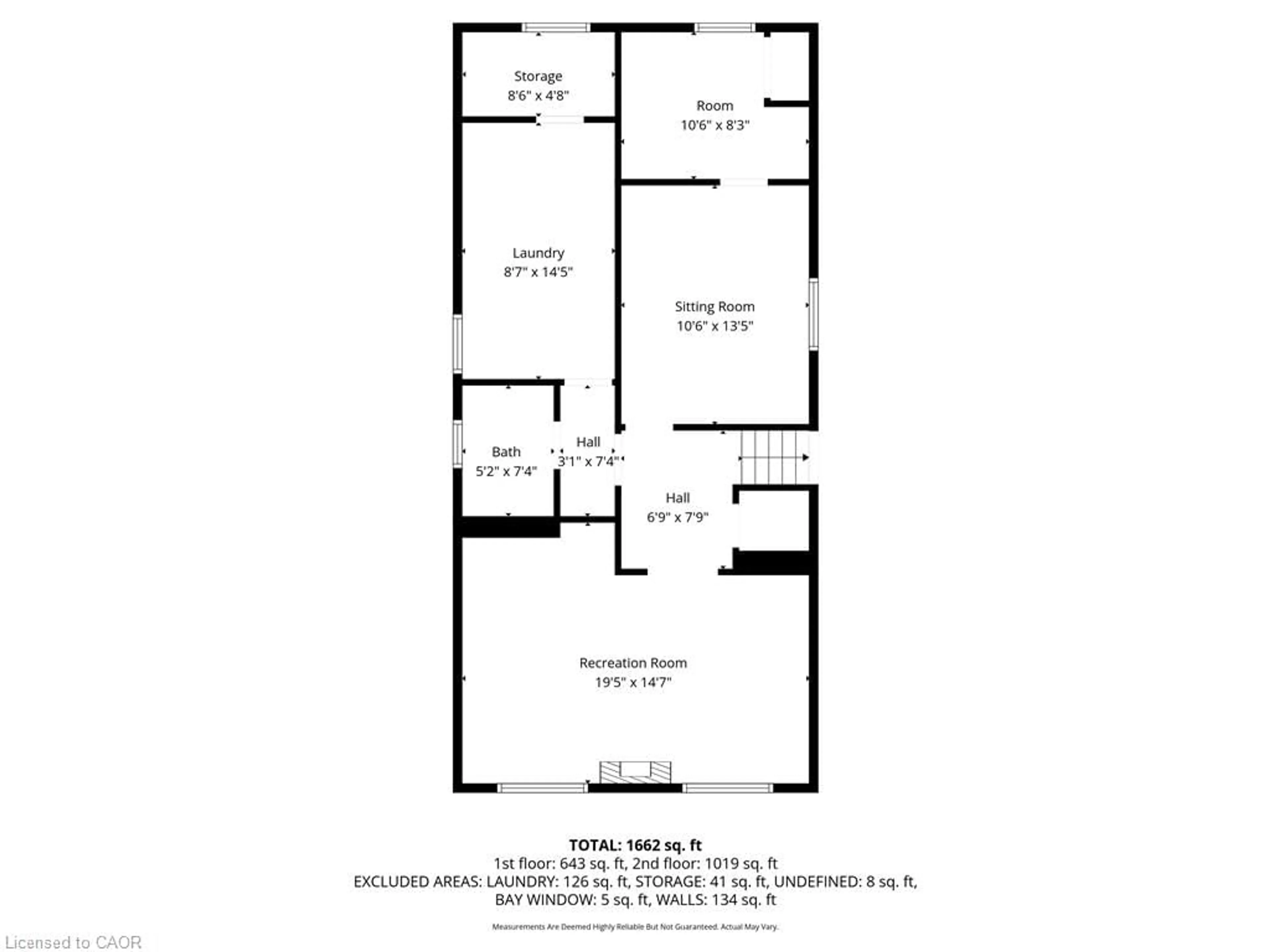 Floor plan for 26 Rivercrest Rd, Hamilton Ontario L8E 1M9