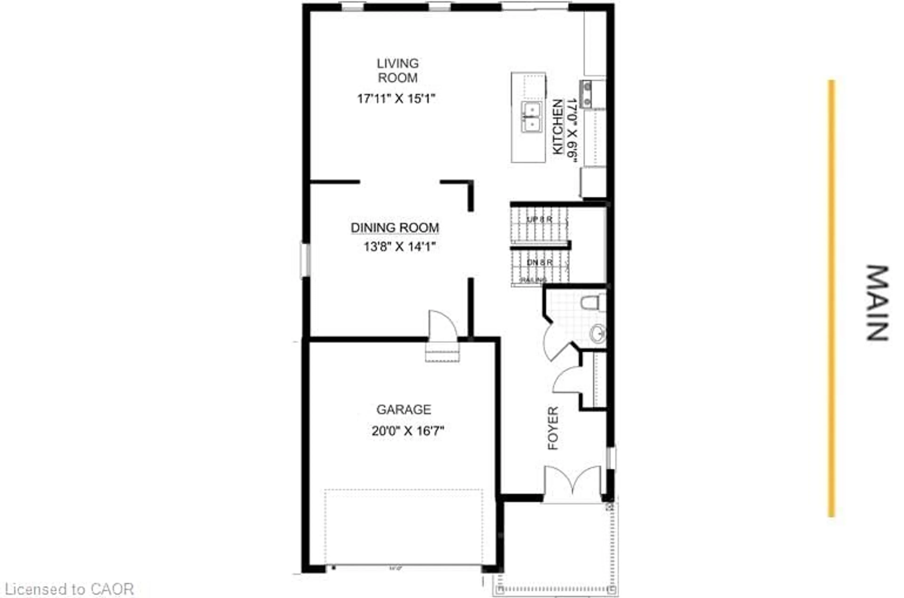 Floor plan for 196 Benninger Dr, Kitchener Ontario N2E 0E9