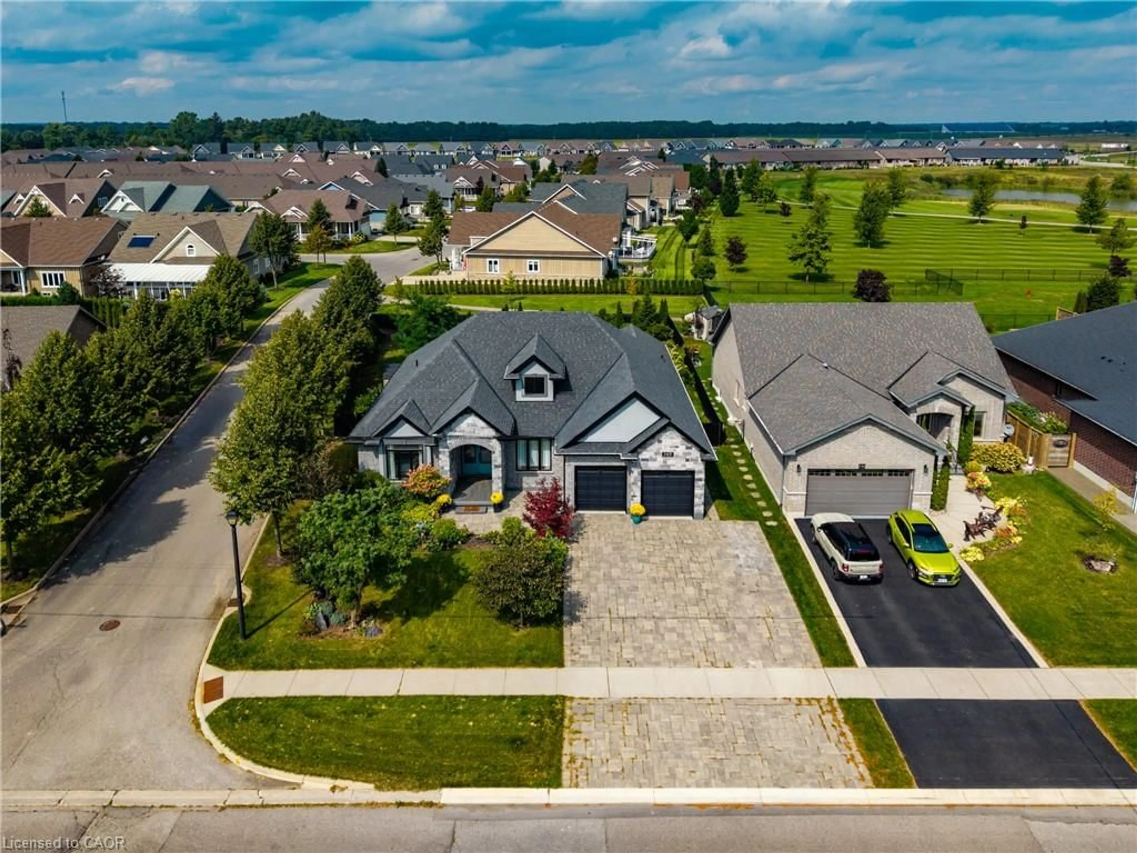 A pic from outside/outdoor area/front of a property/back of a property/a pic from drone, street for 149 New Lakeshore Rd, Port Dover Ontario N0A 1N3