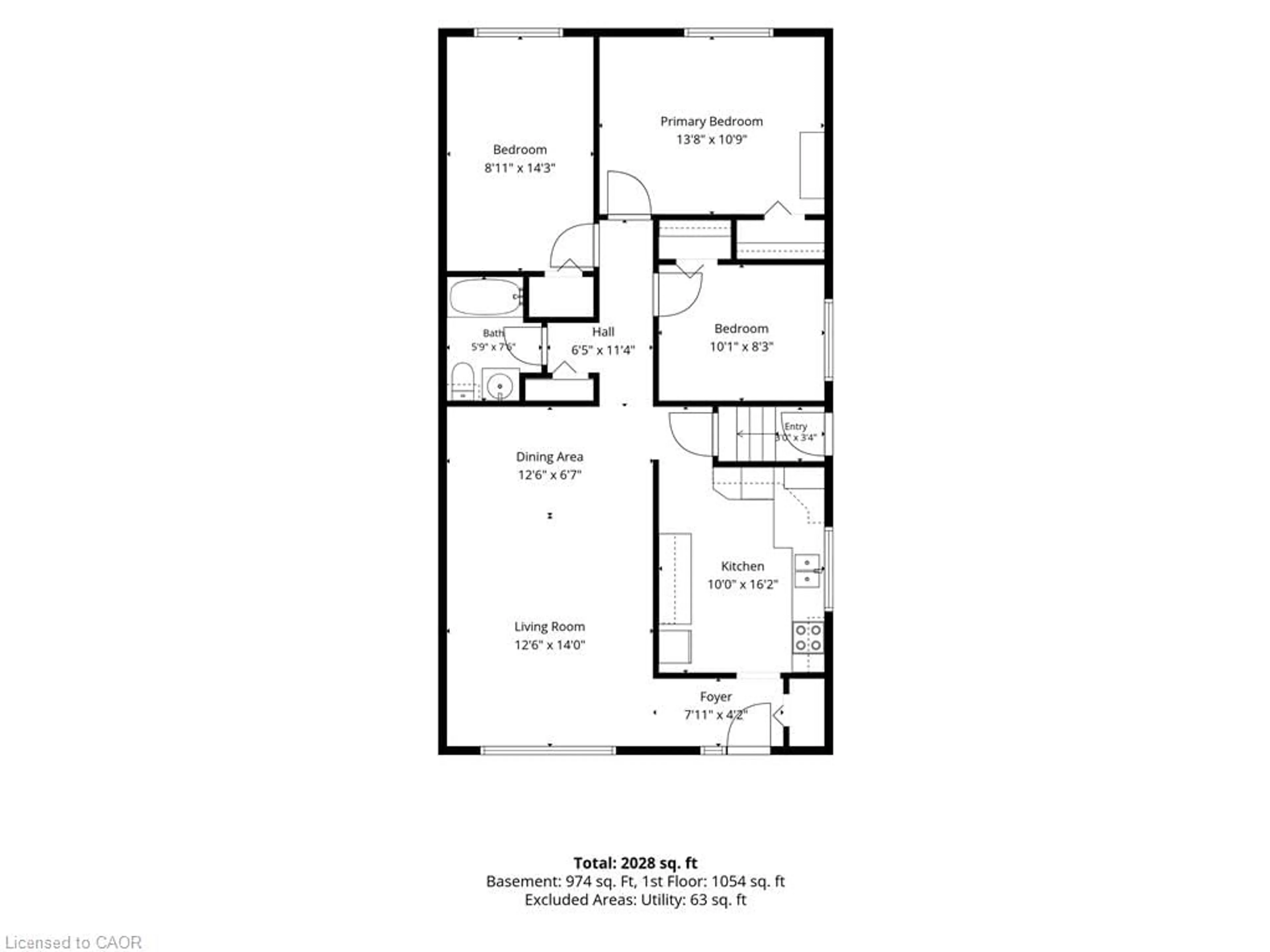 Floor plan for 14 Avondale Blvd, Brampton Ontario L6T 1H3